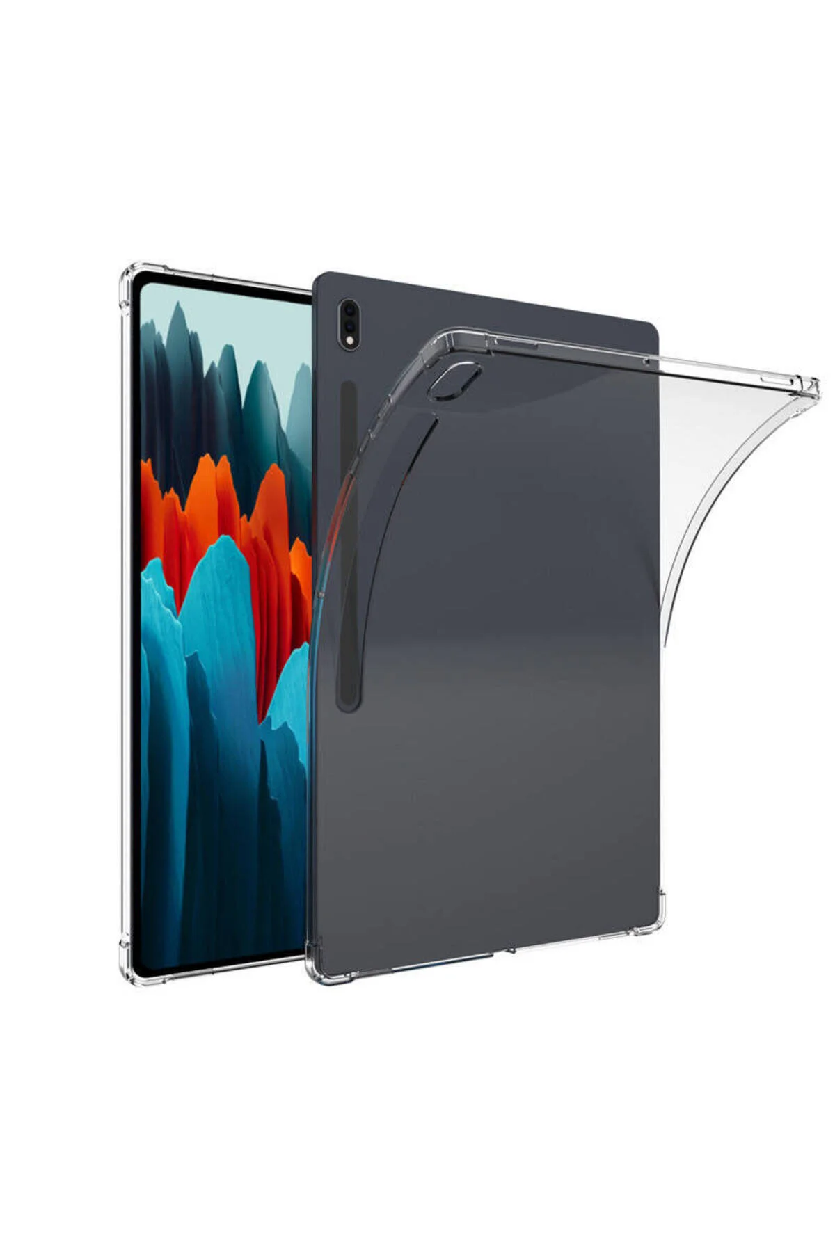 Galaxy Tab S8 Plus Kılıf  Tablet Nitro Anti Shock Silikon Kapak