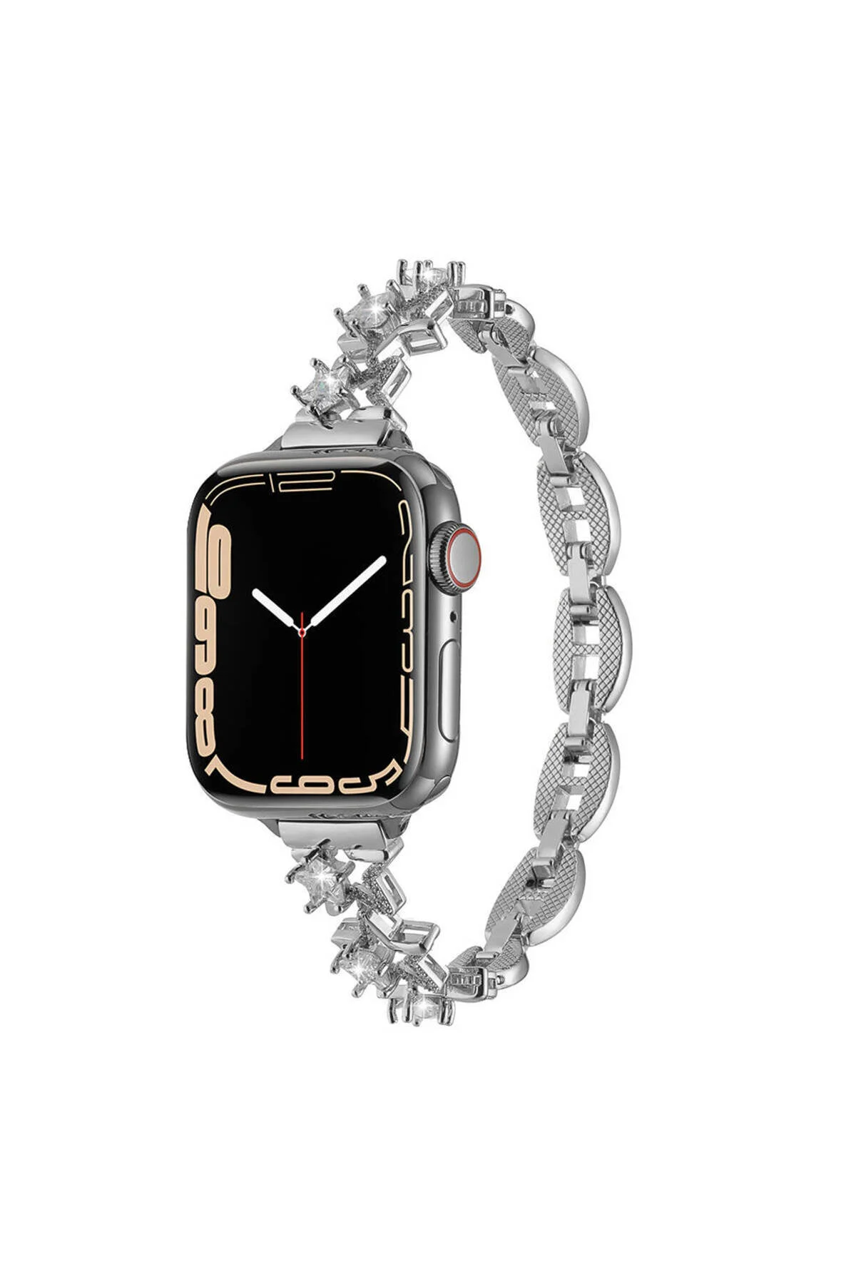 Watch Ultra 49mm İçin Uyumlu Renkli İnce Tasarım Metal Kordon