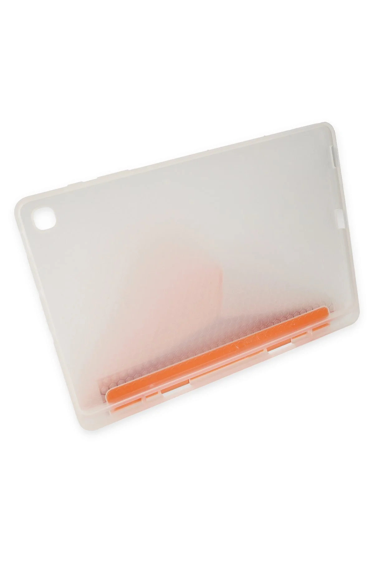 iPad Air 2 9.7 Uyumlu Kılıf Kalem Bölmeli Uyku Modlu Smart Case - Turuncu