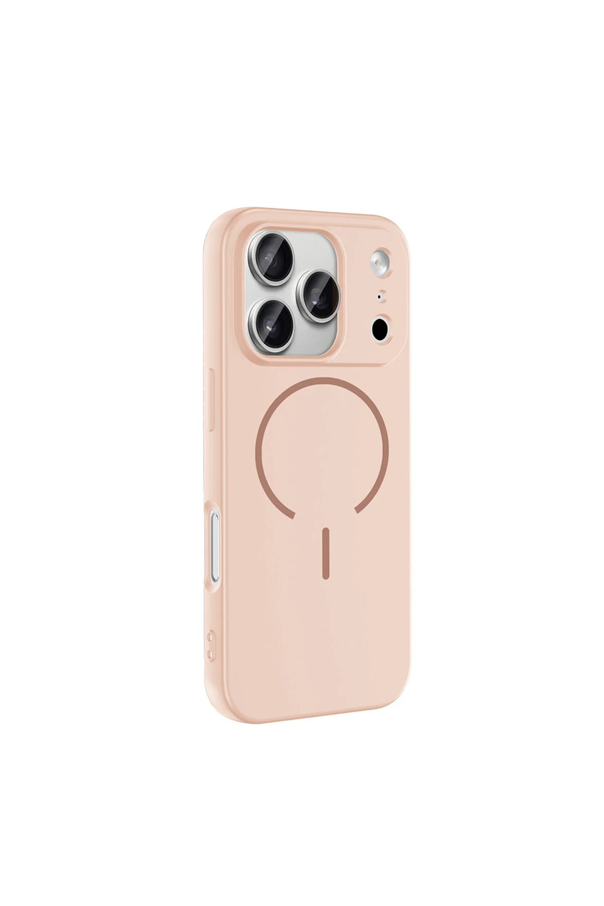 iPhone 17 Pro İçin Uyumlu M-Safe Özellikli Soft Renkli Elde Kaymaz Silikon Kılıf