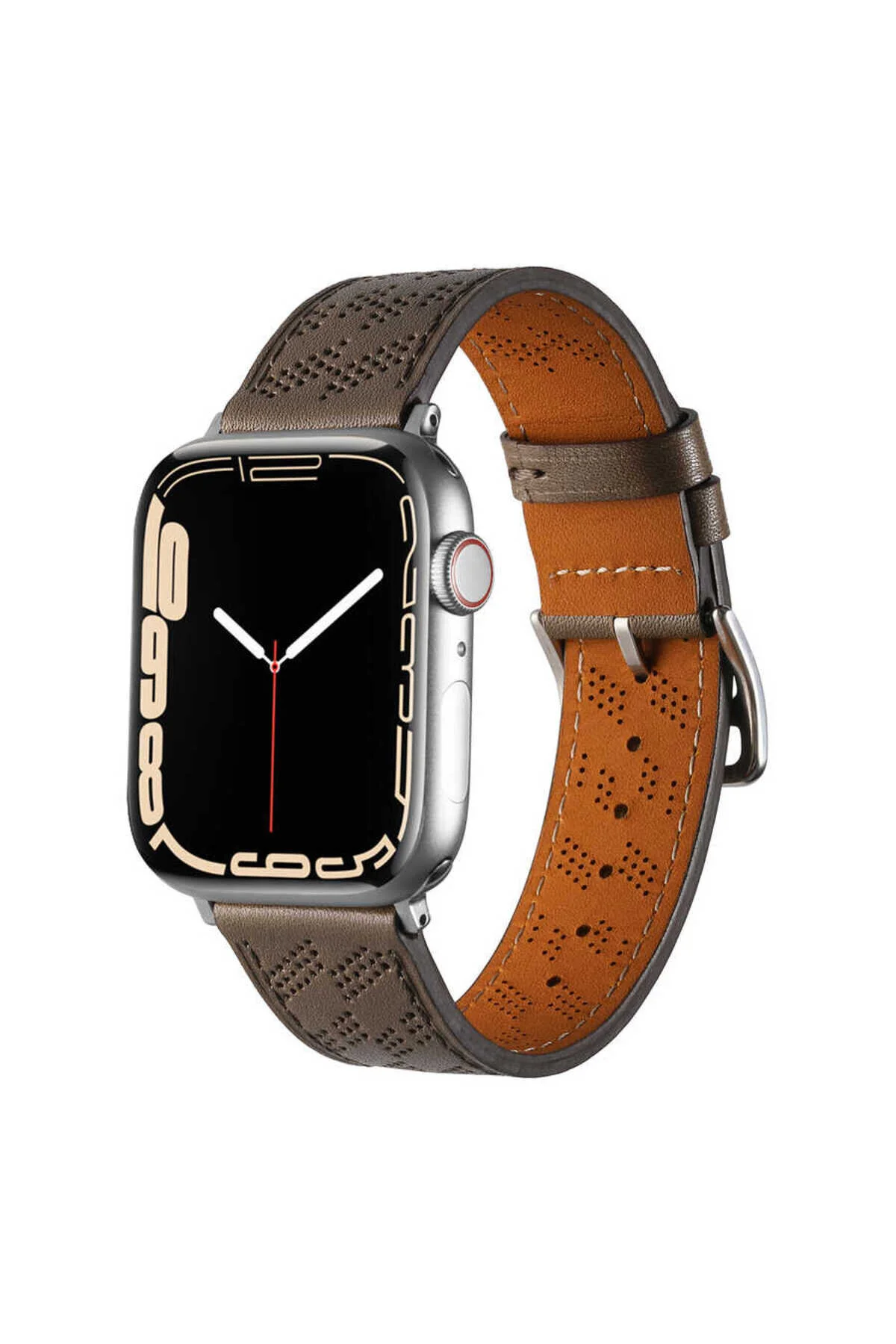 Watch 38mm İçin Uyumlu PU Deri Strap Kayış Kordon