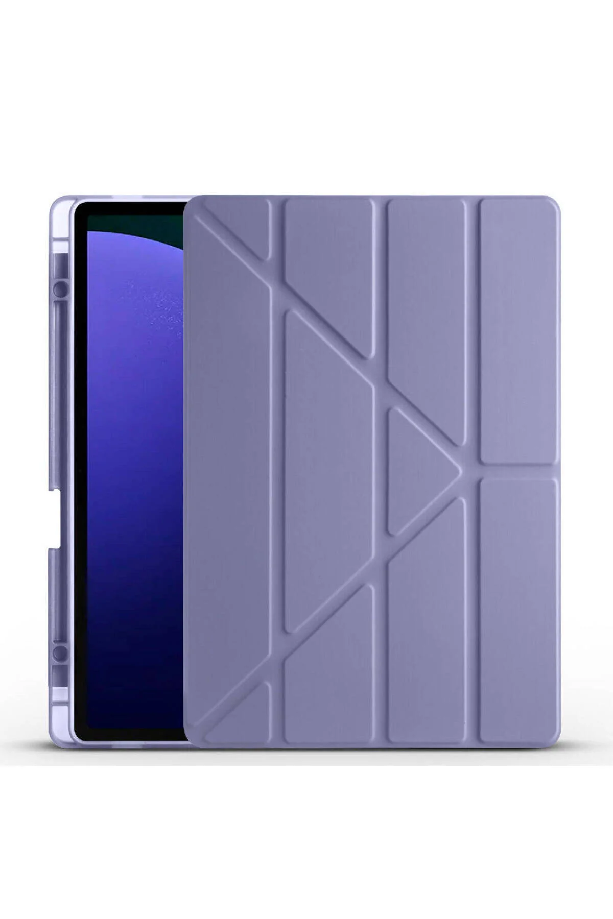 Galaxy Tab S9 FE Plus Uyumlu Kalem Bölmeli Katlanabilir Kılıf