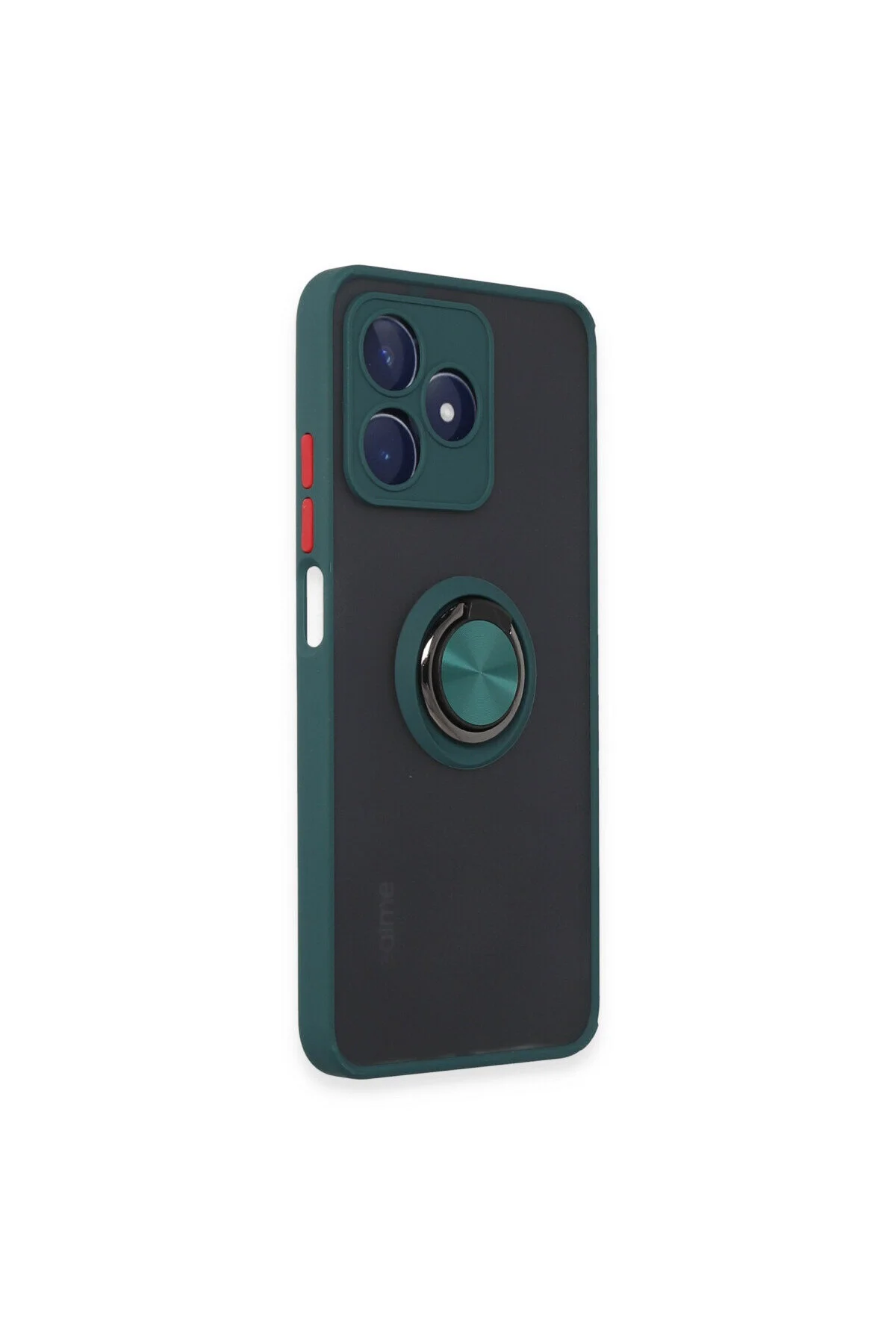 Realme C53 İçin Kamera Korumalı Yüzüklü Kılıf - Leke Tutmaz Mat ve Dayanıklı Yapı