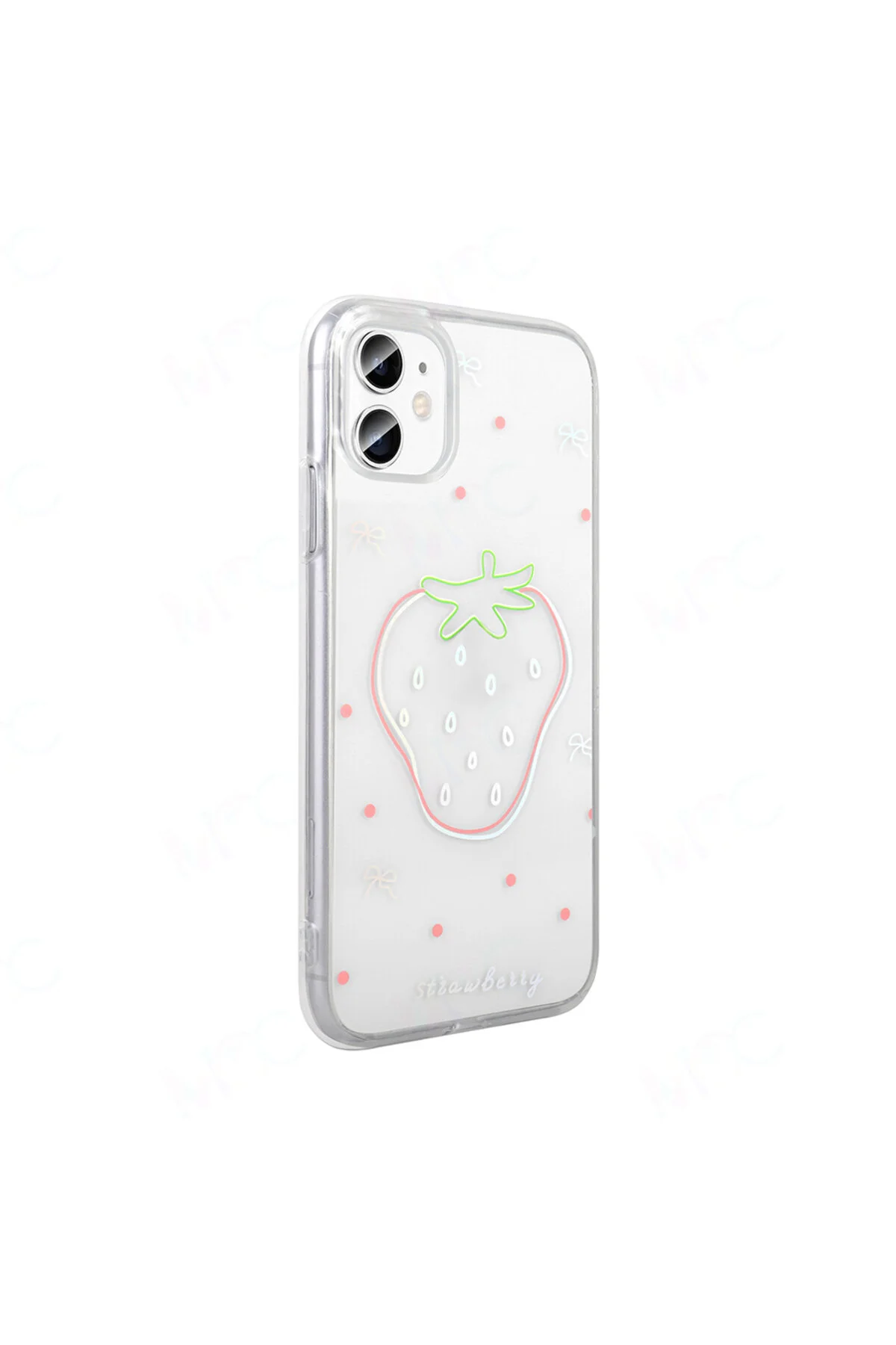 iPhone 11 Kılıf Şeffaf Figürlü Zore Folk Sert Kapak