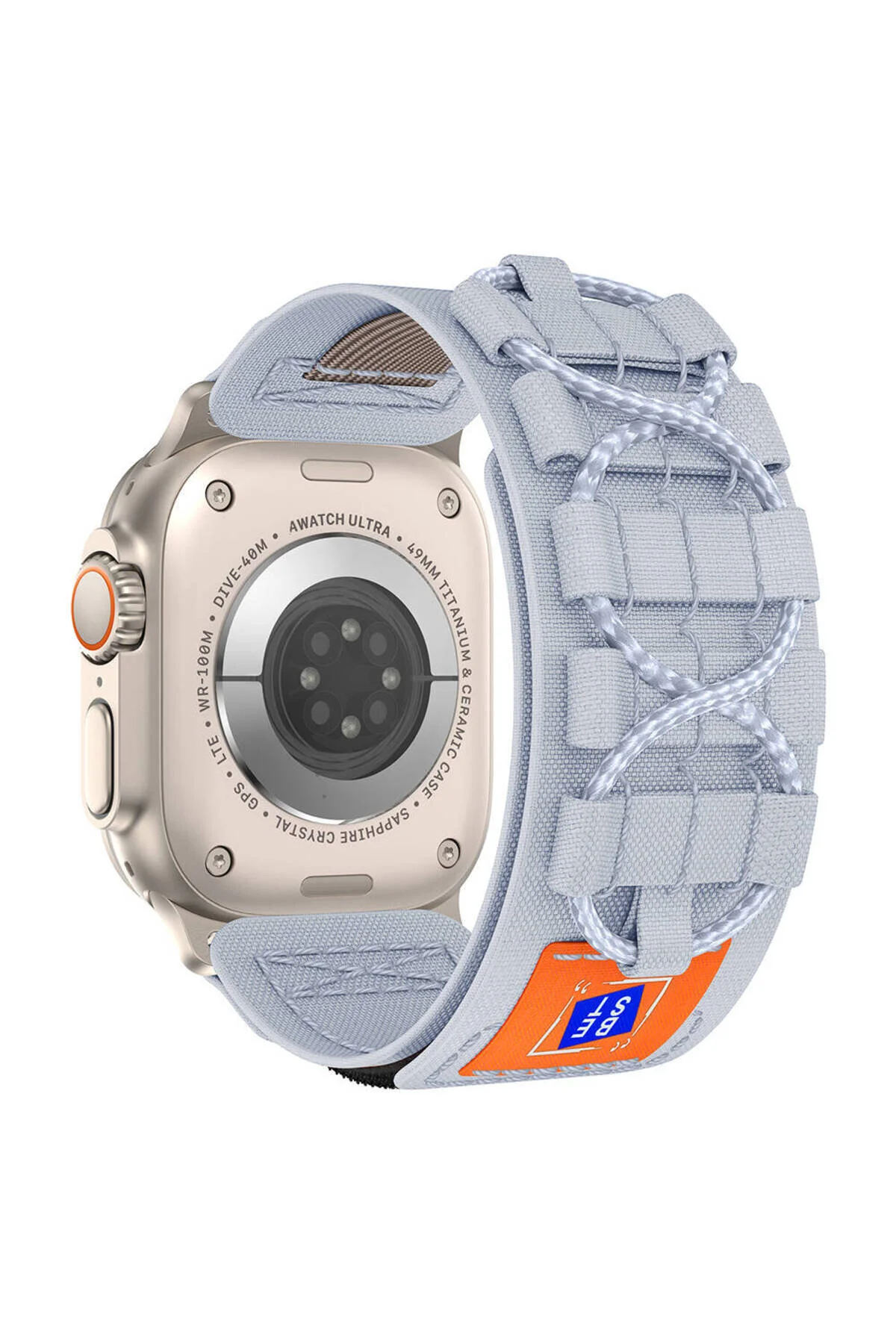 Watch 44mm İçin Uyumlu Hasır Kordon Kayış