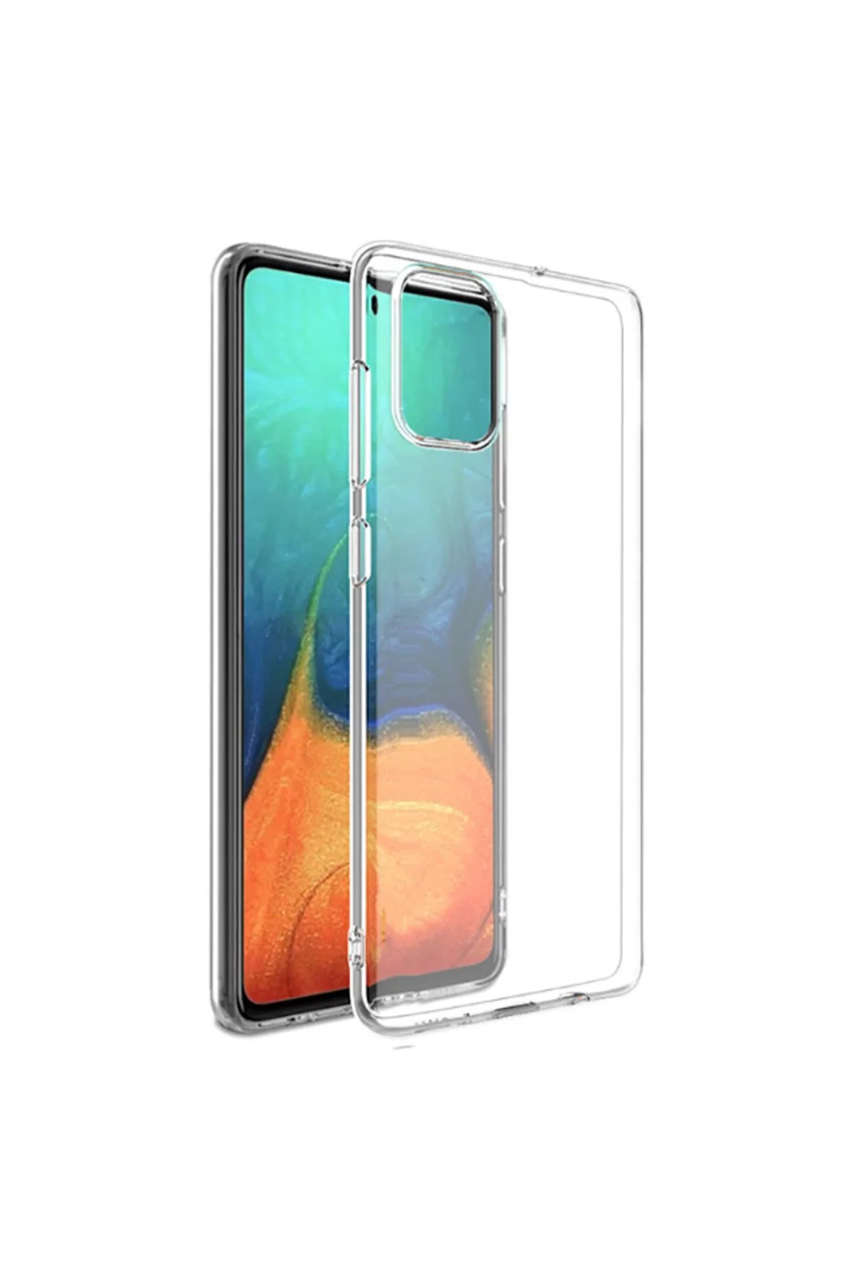 Samsung Galaxy S20 FE Kılıf Şeffaf Ve Esnek Korumalı A Kalite Silikon Kapak