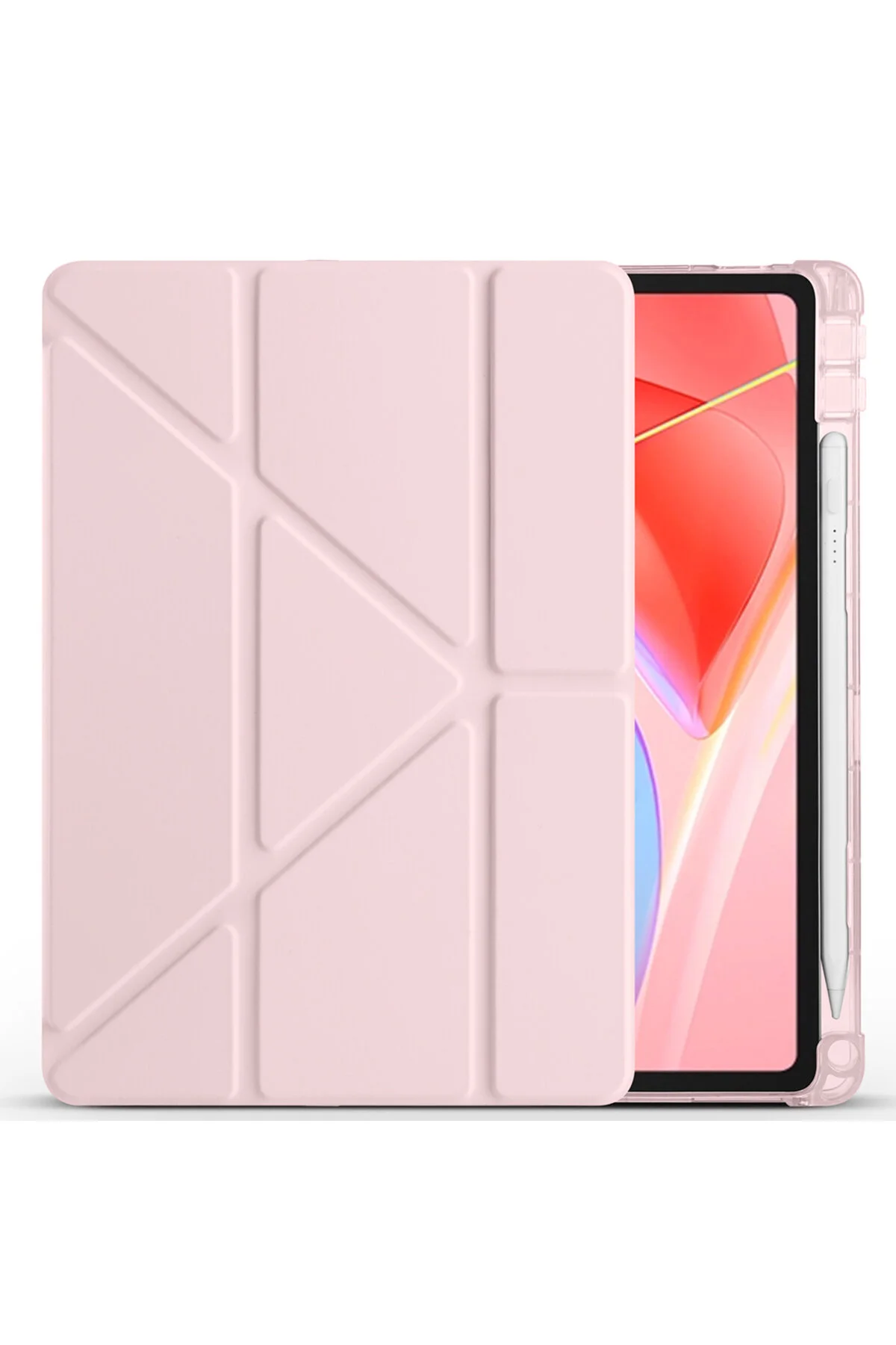 Lenovo Tab TB-311FU İçin Uyumlu Kalem Bölmeli Stand Olabilen Smart Tablet Kılıfı