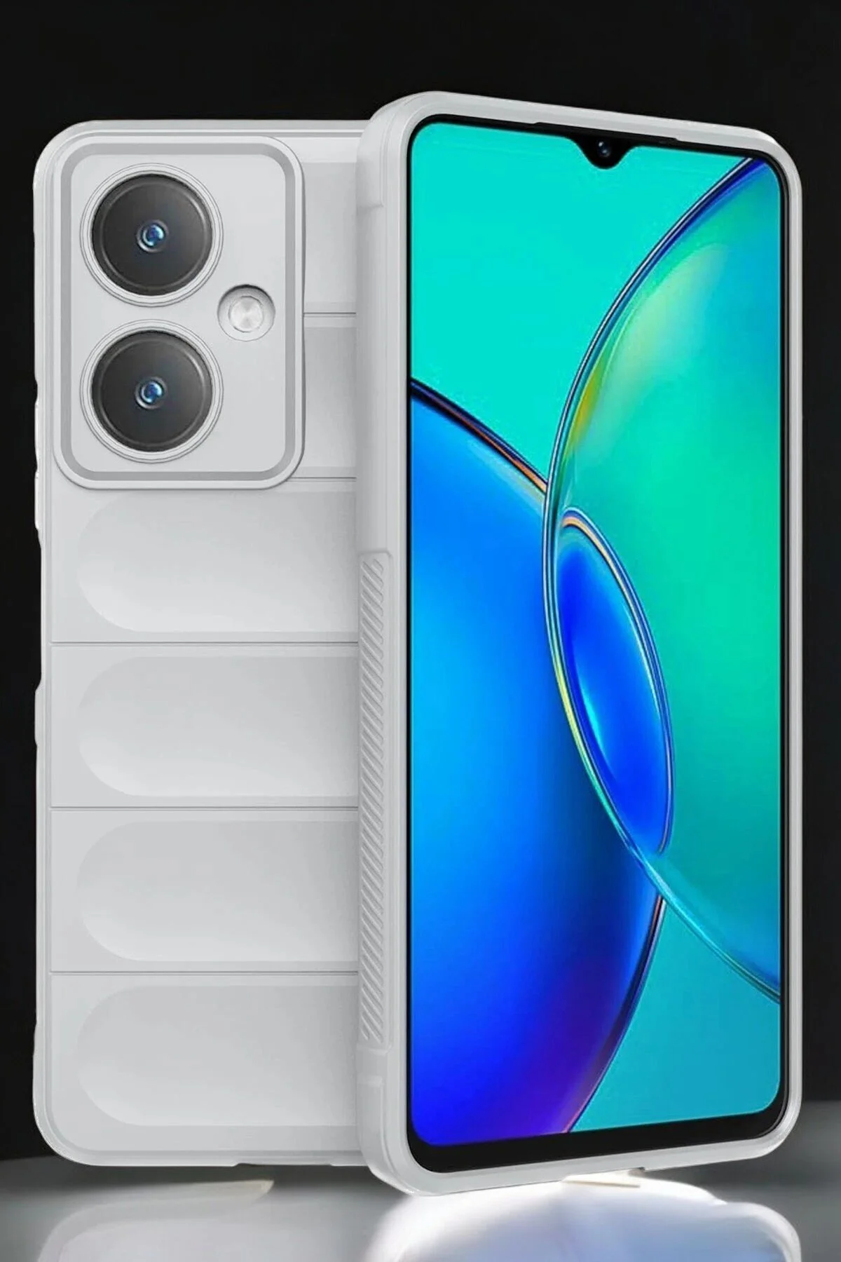 Vivo Y27 Kılıf Oyuklu Tasarım Kamera Korumalı İçi Kadife Yumuşak Kapak