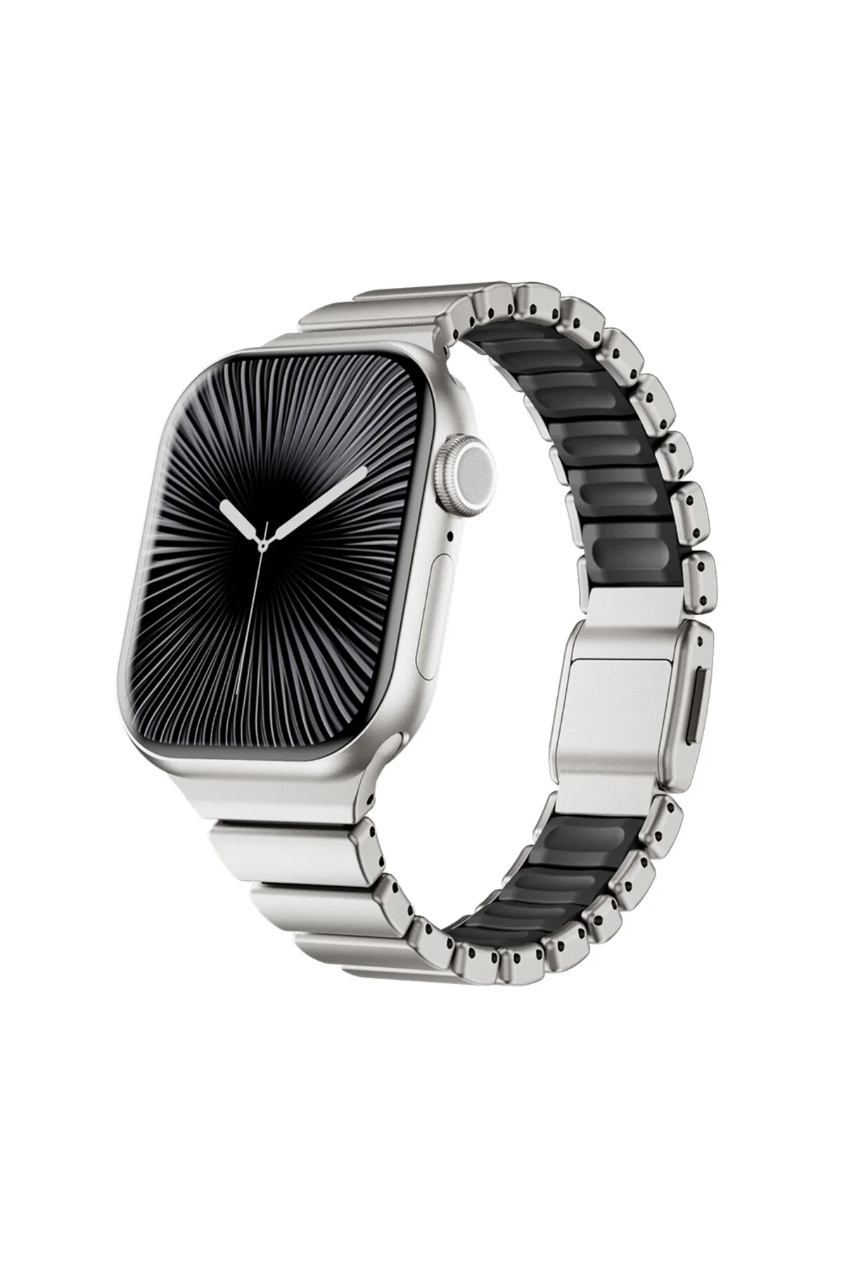 Watch 7 41mm İçin Uyumlu A++ Kalite Metal Silikon Kordon