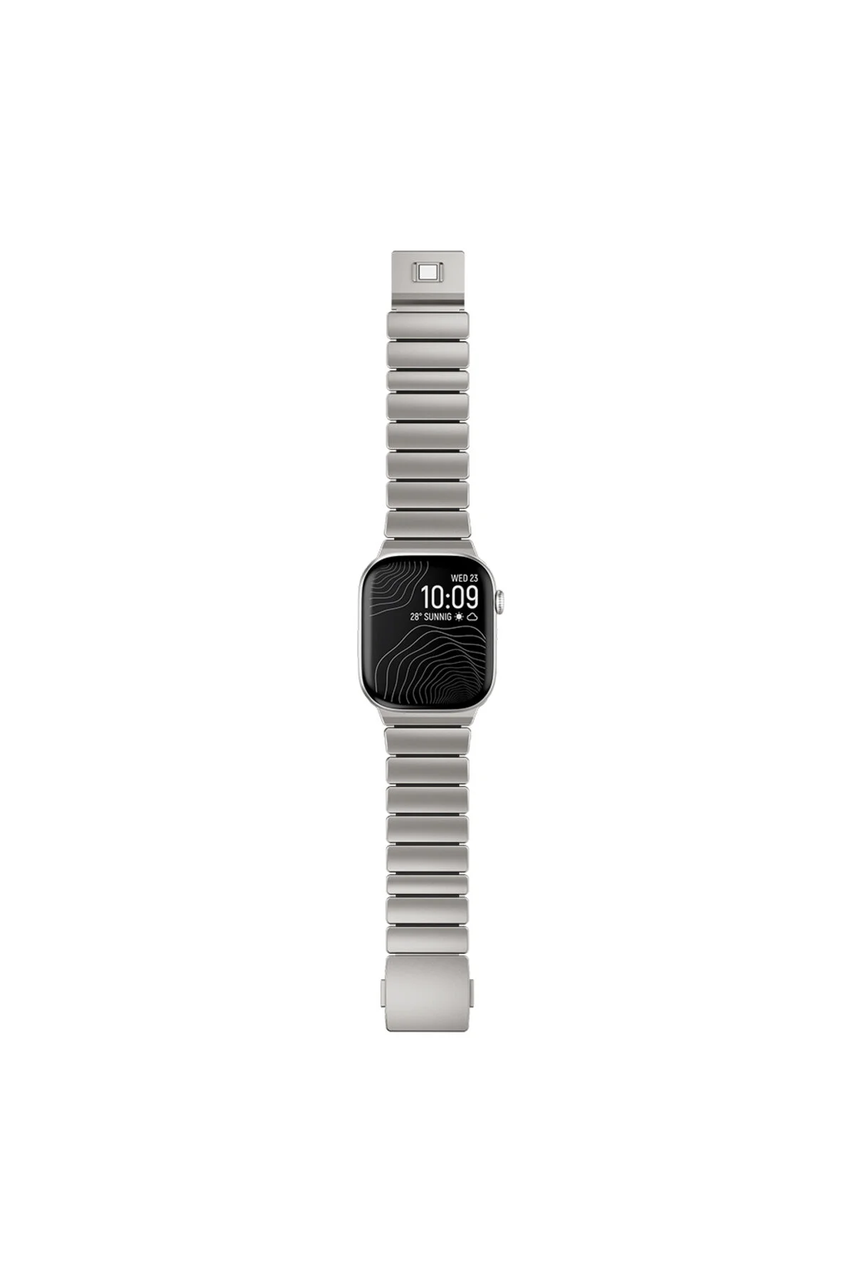 Watch 44mm İçin UyumluTitanyum Silikon Kordon
