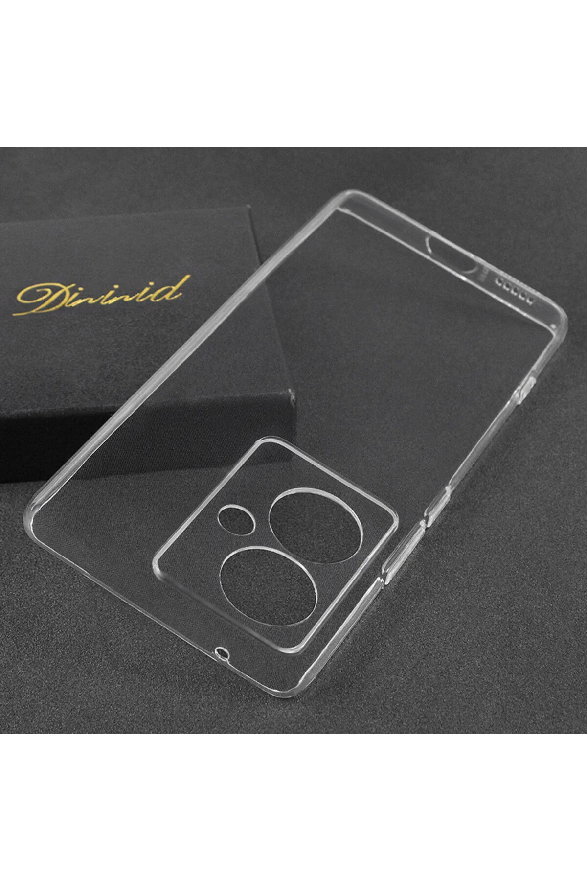 Realme Note 60 Kılıf Şeffaf ve Esnek Silikon Kapakk