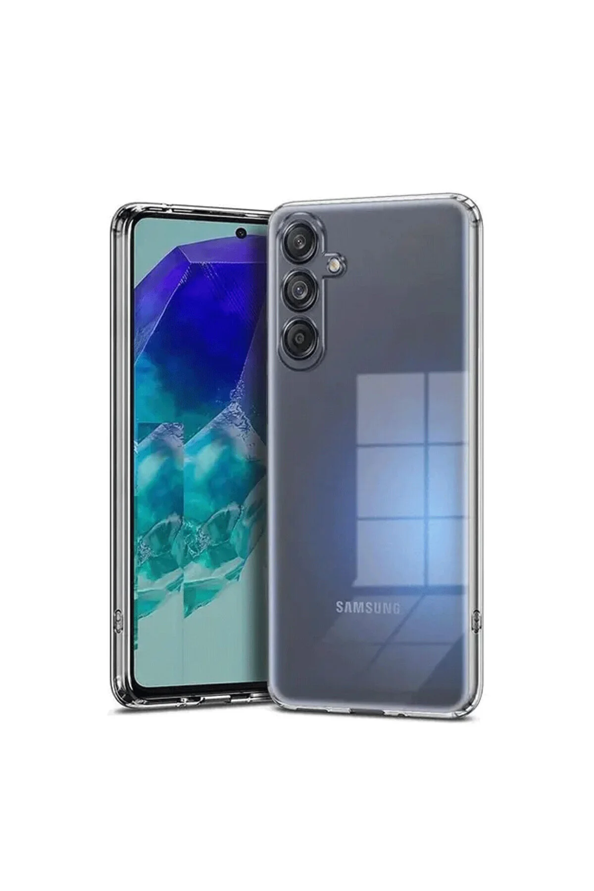 Samsung Galaxy A56 İçin Uyumlu Darbe Emici Yumuşak Ultra İnce Sararmaz Şeffaf Kılıf