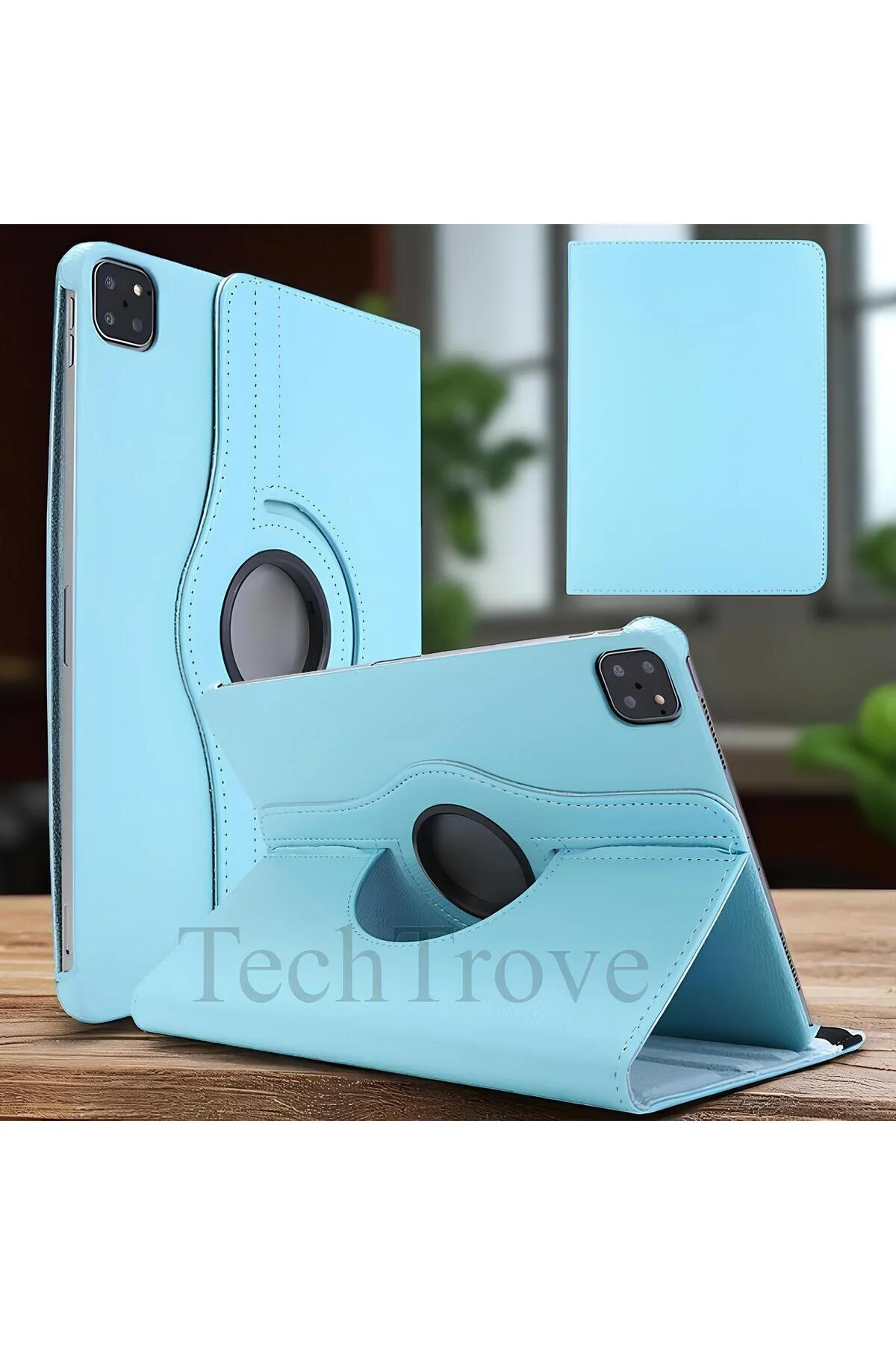 Apple iPad Pro 11 2020 (2.Nesil) Kılıf 360 Dönebilen Standlı Pu Deri Kılıf