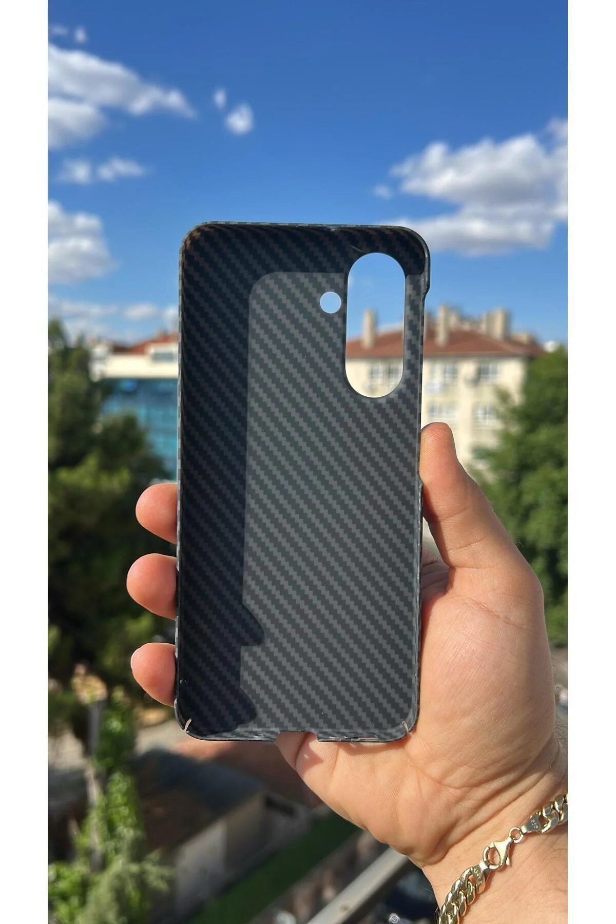 Samsung Galaxy A17 Kılıf Karbon Fiber Tasarım A++ Kalite Kapak