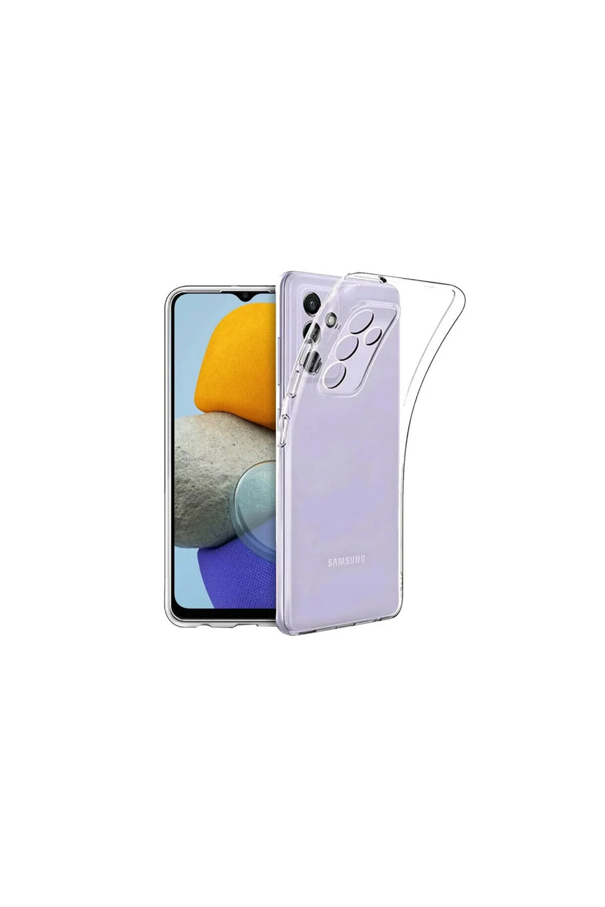 Samsung Galaxy A24 4G İçin Uyumlu Darbe Emici Yumuşak Ultra İnce Sararmaz Şeffaf Kılıf