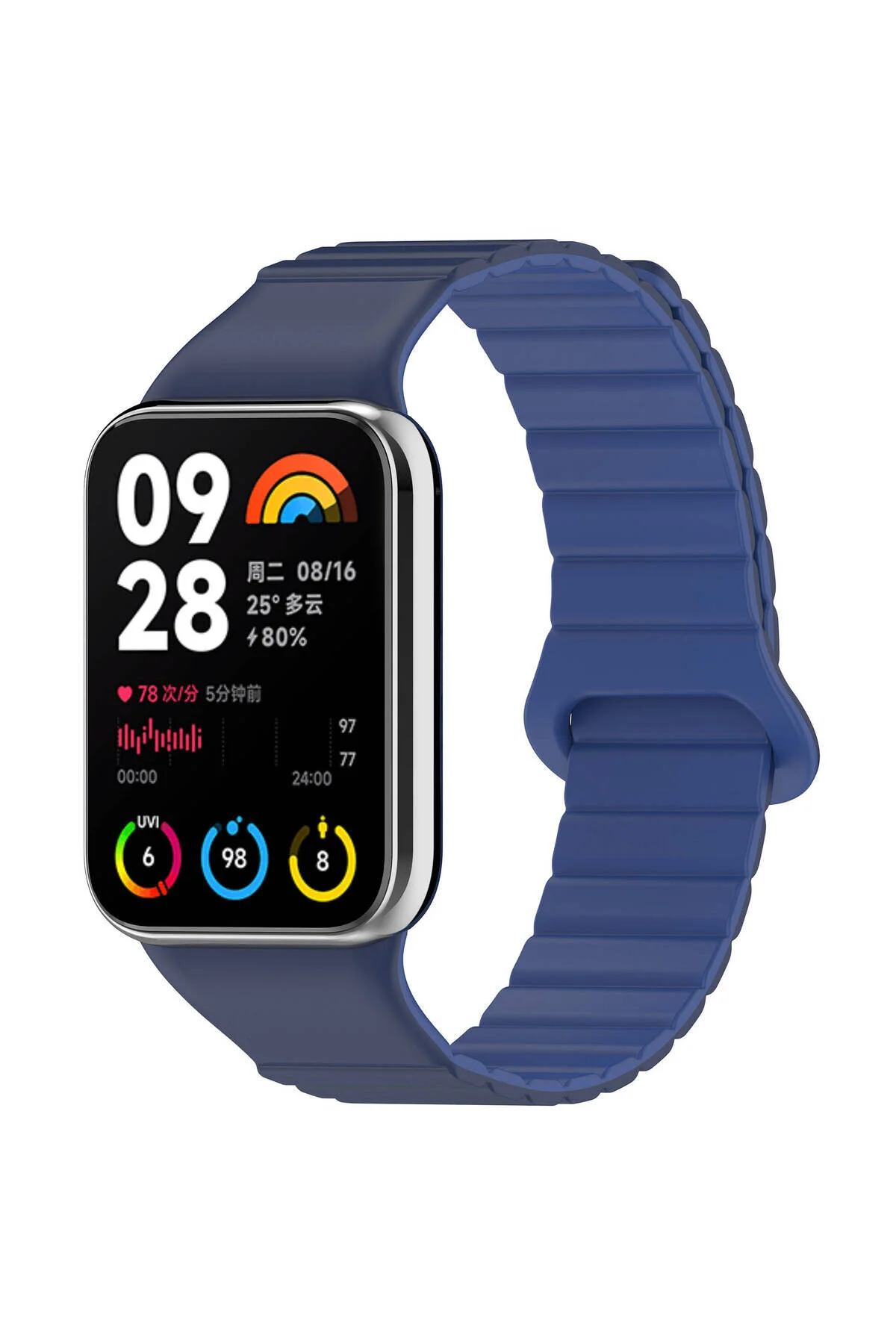 Mi Watch 4 İçin Uyumlu Silikon Strap Kayış Kordon