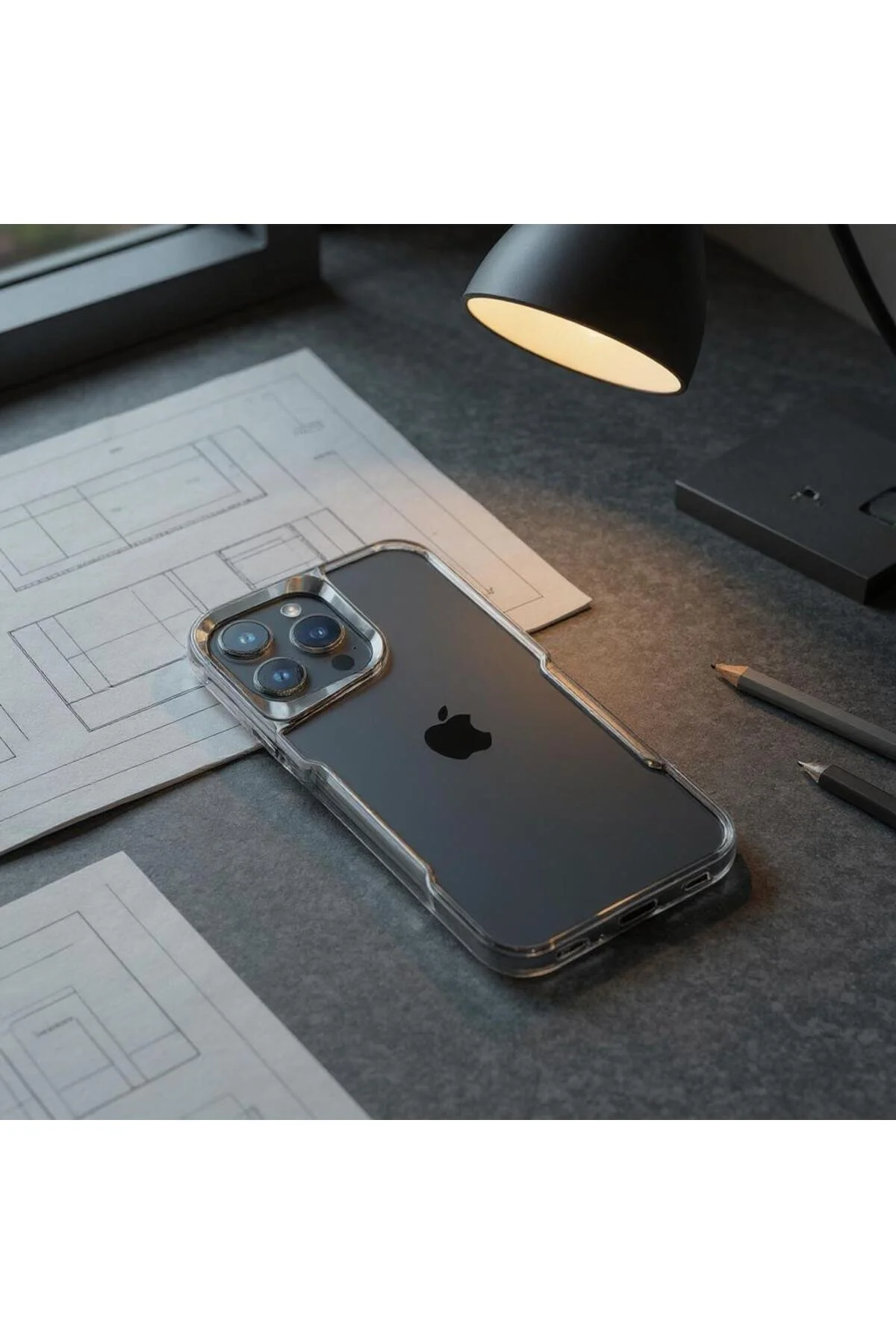 Realme 11 Pro Kılıf Arkası Şefaf Tasarım Lazer Kaplama Sararmaz Silikon Kapak