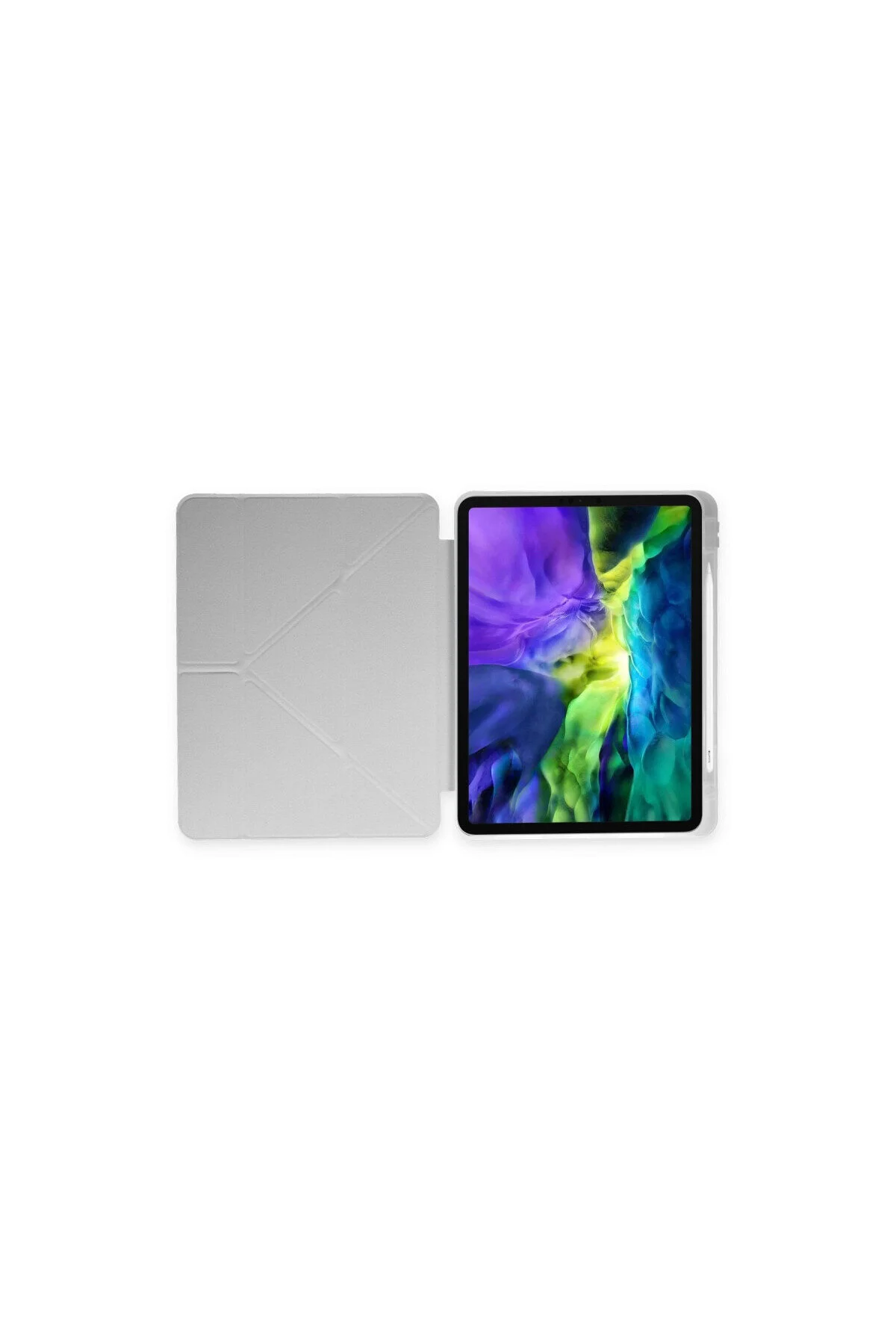 Galaxy X200 Tab A8 10.5 İçin Uyumlu Kalem Bölmeli Standlı Smart Kılıf