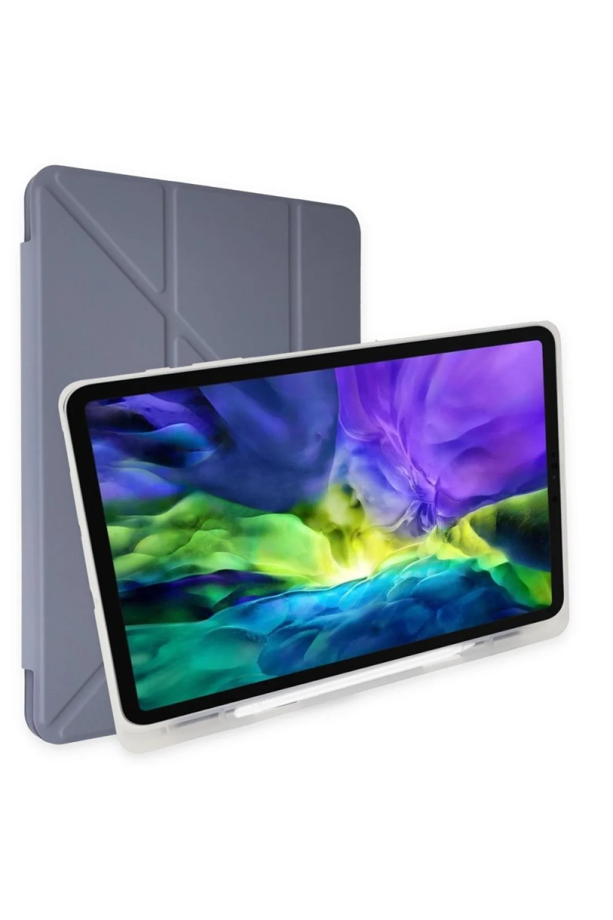Huawei MatePad 11.5 Uyumlu Kılıf Kalem Bölmeli Uyku Modlu Smart Case - Lila