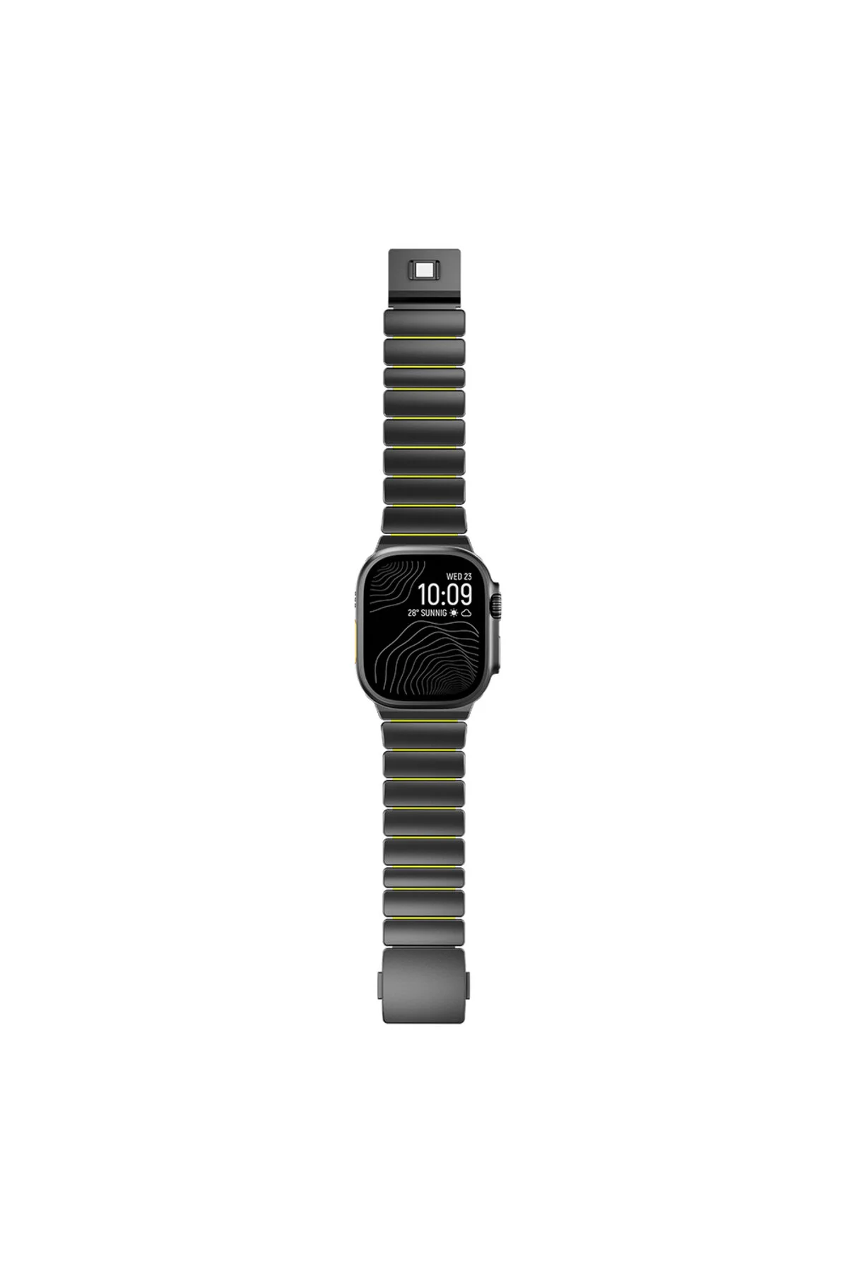Watch Ultra 49mm İçin UyumluTitanyum Silikon Kordon