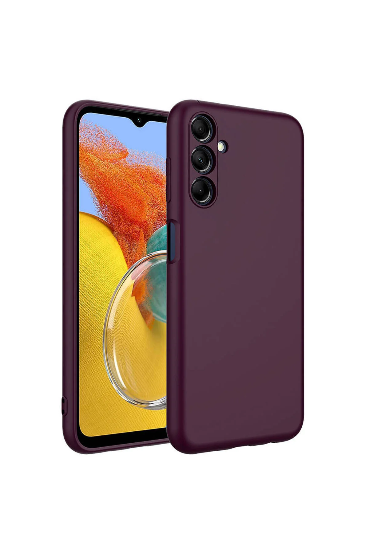 Galaxy A25 Uyumlu İçi Kadifeli Kamera Korumalı Renkli Silikon Kılıf