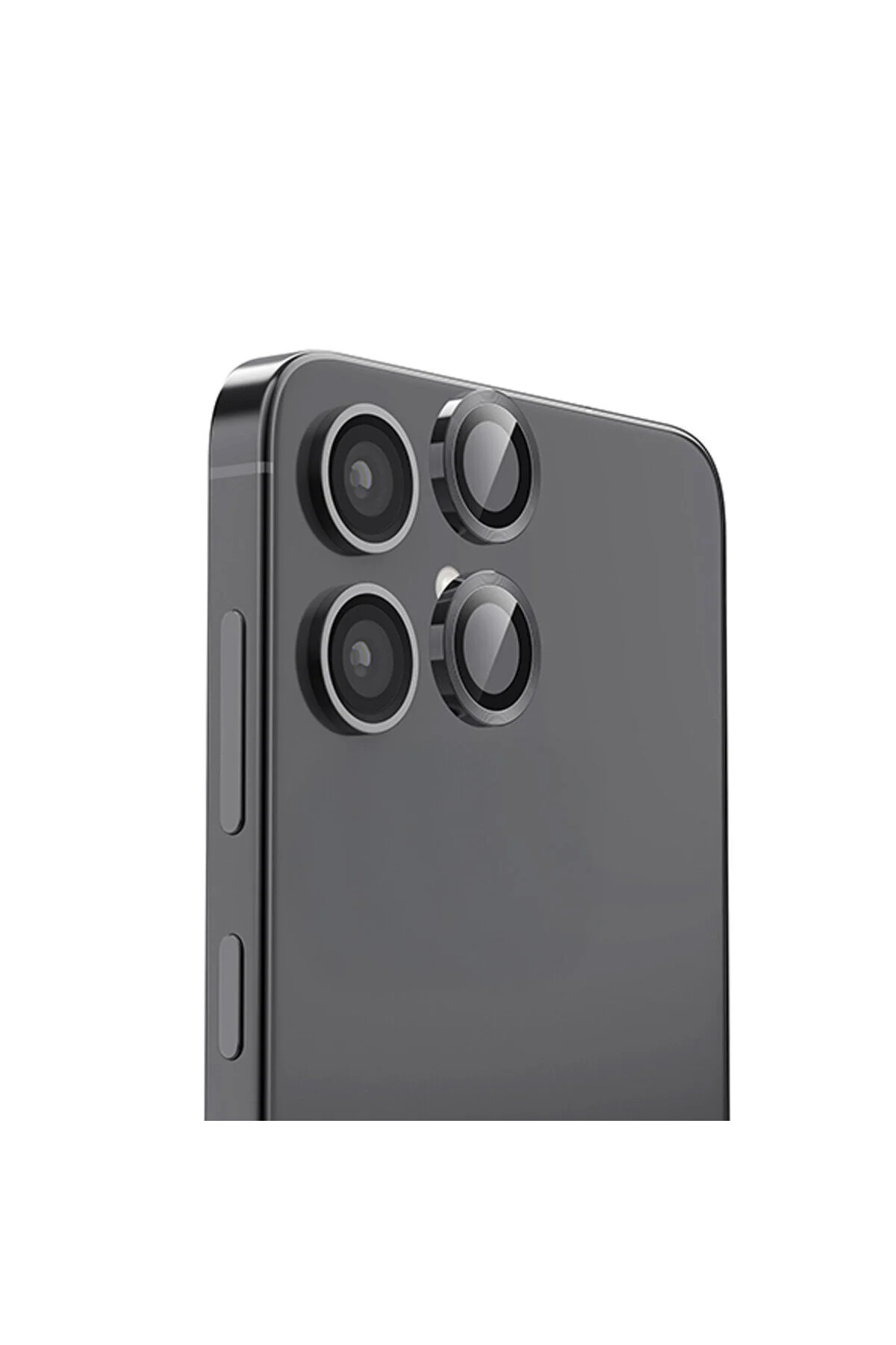 Samsung Galaxy A06 İçin Uyumlu HD Kalite Görüntü Kalitesini Bozmayan Metal Kamera Lens Koruyucu