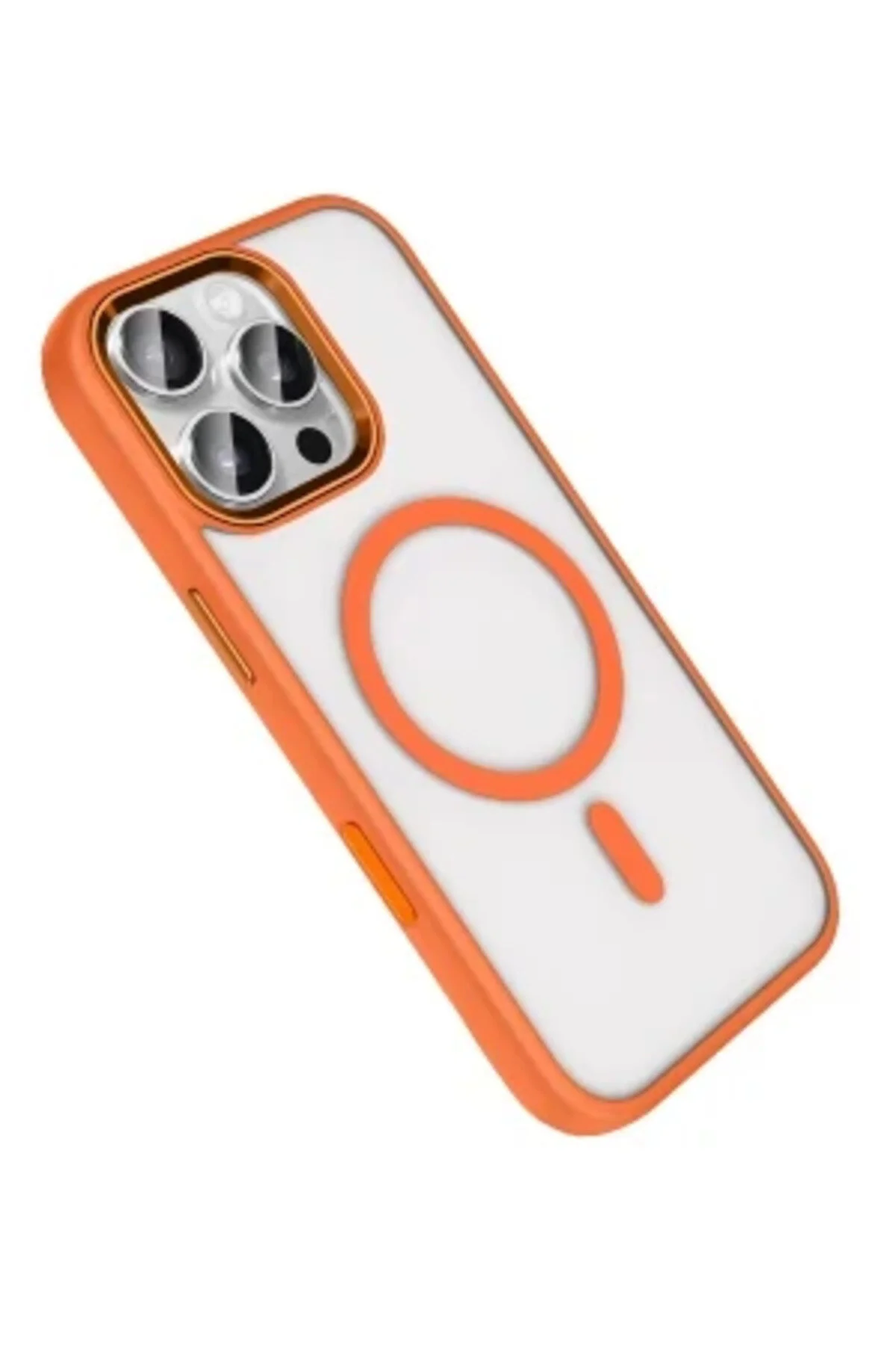 iPhone 16 Pro Max İçin Uyumlu Şeffaf Tasarımlı Magsafe Özelikli Sararmaz Tpu Kılıf