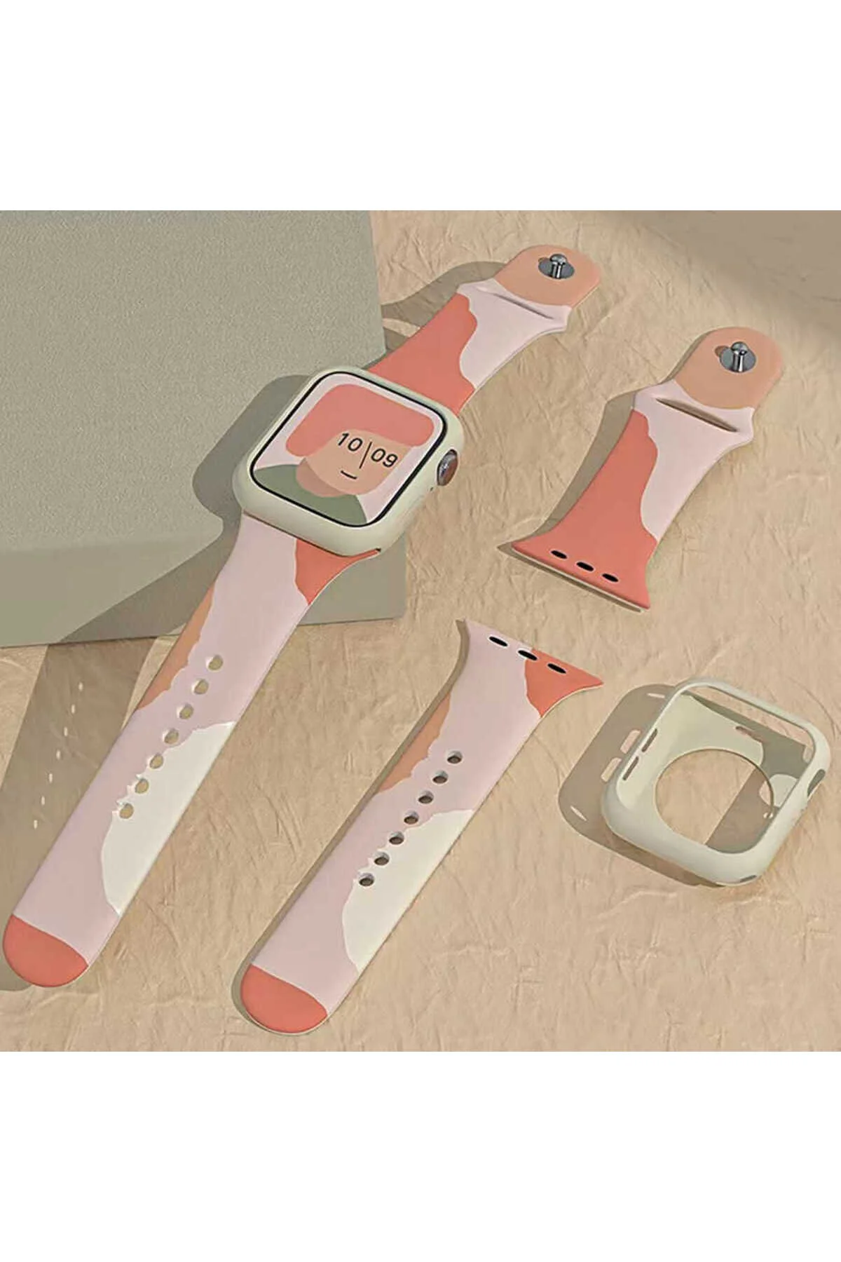 Watch 40mm İçin Uyumlu Silikon Strap Kayış Kordon