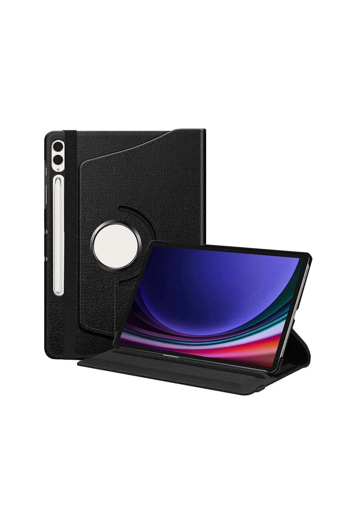 Lenovo P11 Kılıf 360 Dönebilen Standlı Pu Deri Kılıf