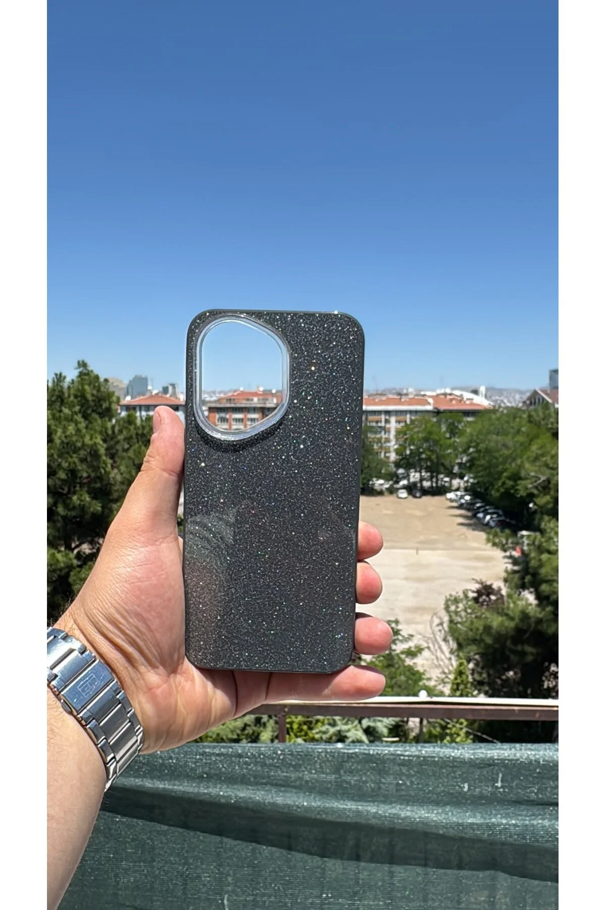 Honor 400 İçin Uyumlu Simli Soft Tasarımlı Lüx Tasarım Kılıf
