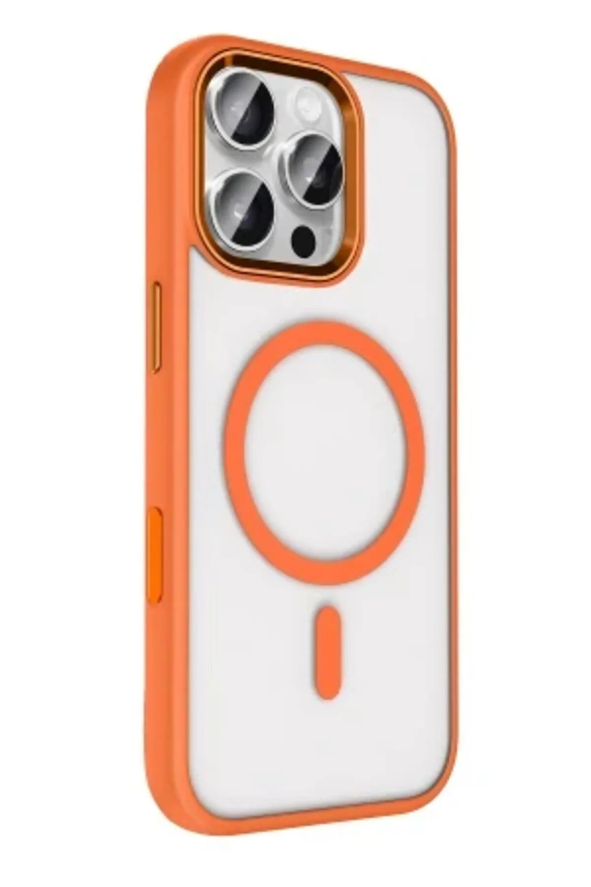 iPhone 16 Pro Max İçin Uyumlu Şeffaf Tasarımlı Magsafe Özelikli Sararmaz Tpu Kılıf