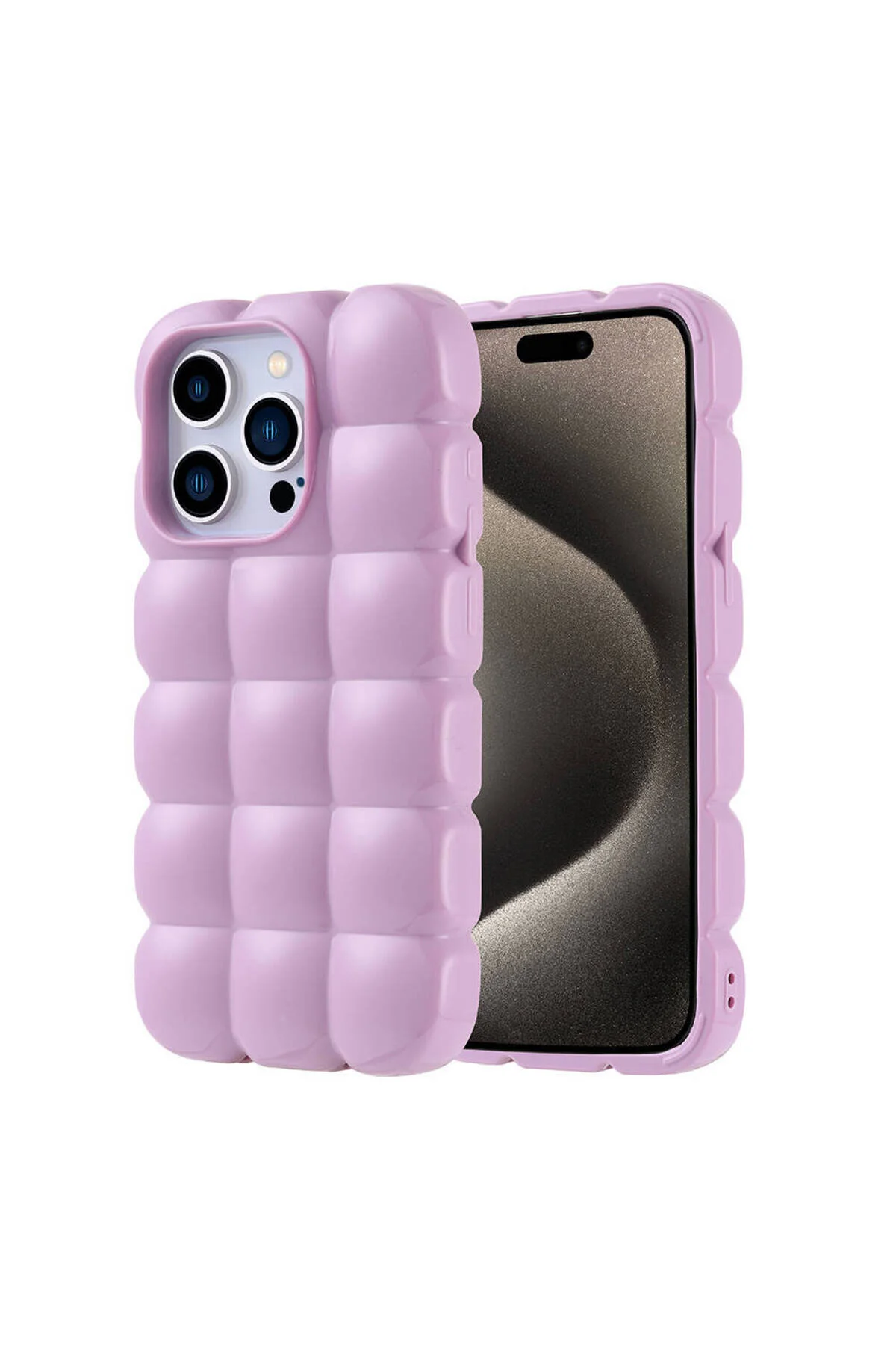 Apple iPhone 15 Pro Uyumlu Pofuduk Yumuşak Silikon Kılıf