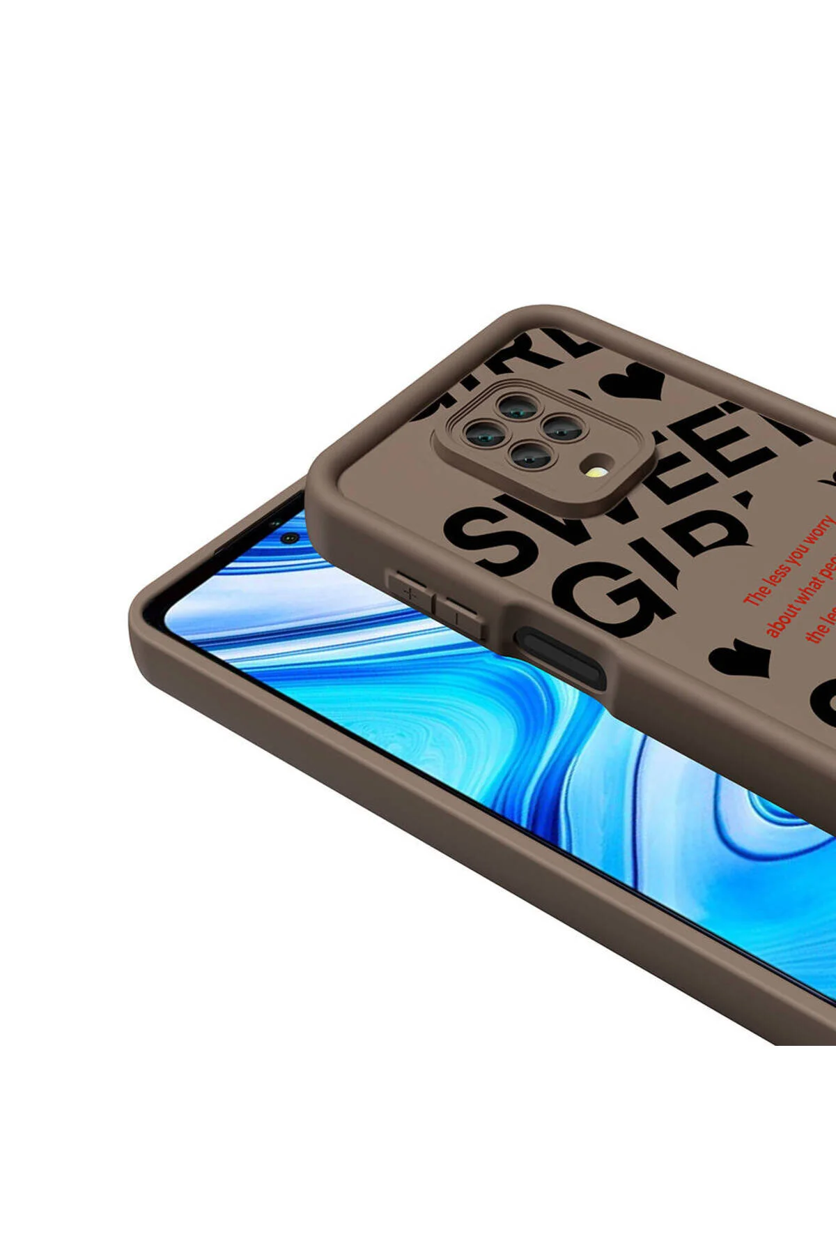 Xiaomi Redmi Note 9S Uyumlu Renkli Tasarımlı Kamera Korumalı Baskılı Kılıf