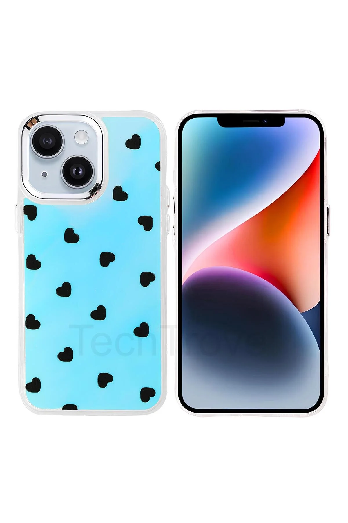 İphone 14 Kılıf Desenli Tasarımlı Elde Kaymayan | Soft Kapak