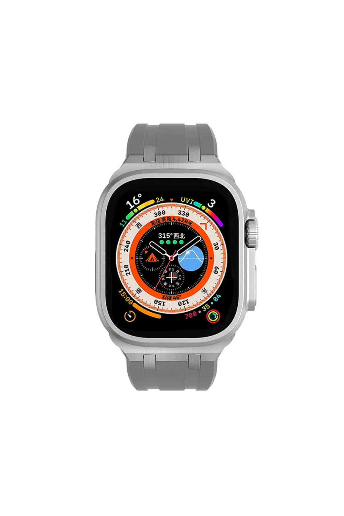 Watch 44mm İçin Uyumlu Silikon Kayış Kordon