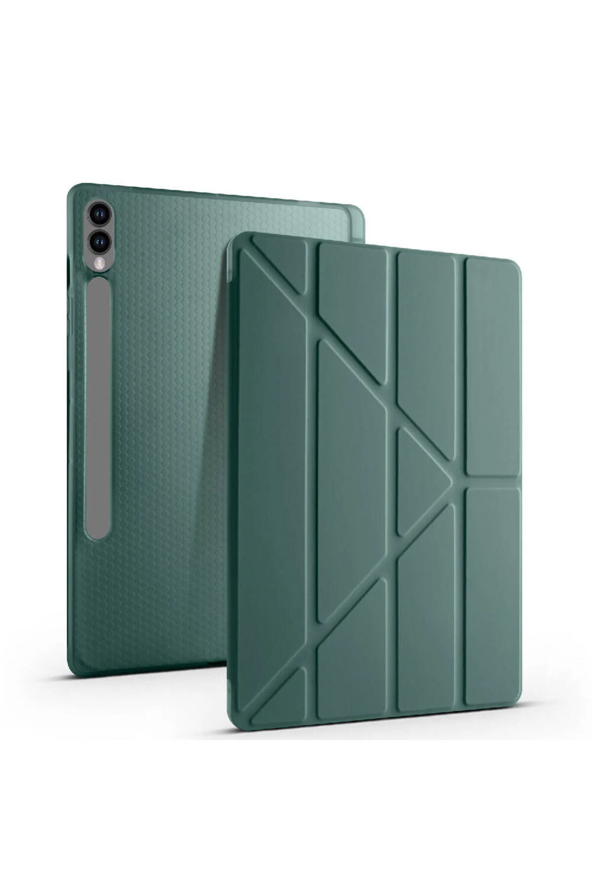 Galaxy Tab S9 FE Plus Uyumlu Kalem Bölmeli Katlanabilir Kılıf