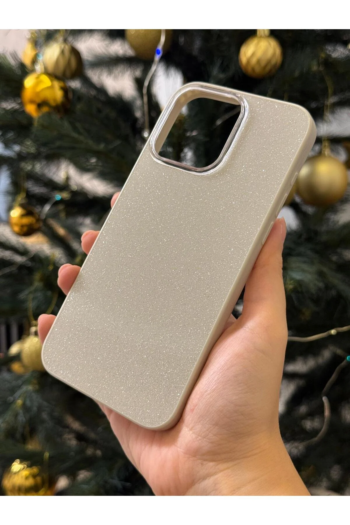 iPhone 14 Pro İçin Uyumlu Simli Soft Tasarımlı Lüx Tasarım Kılıf