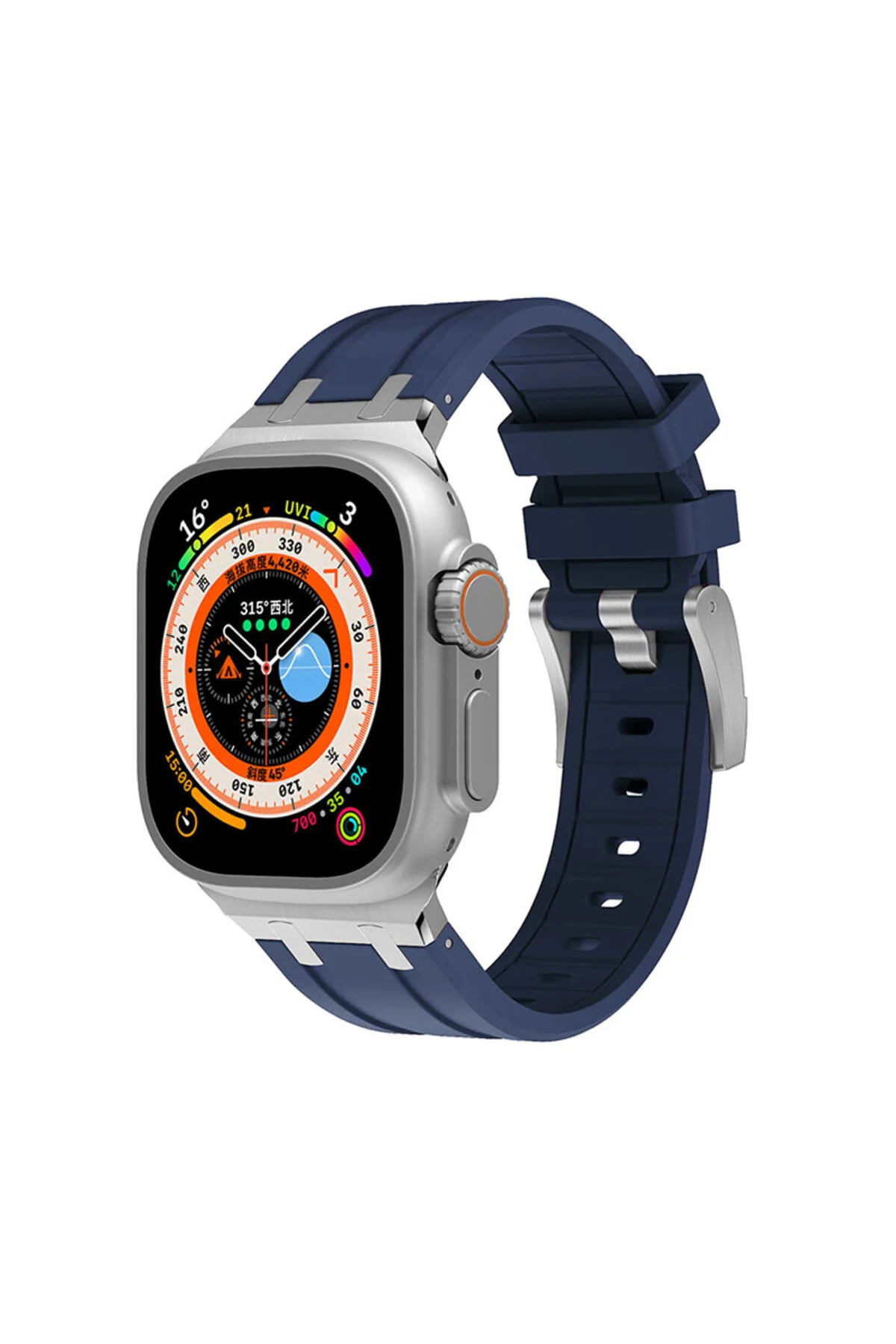 Watch 44mm İçin Uyumlu Silikon Kayış Kordon