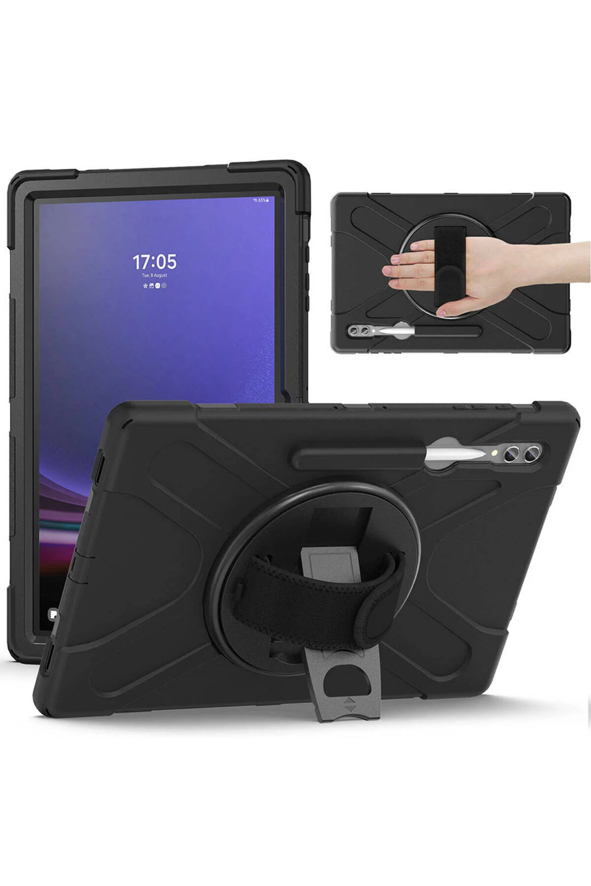 Apple iPad 10.9 2022 (10.Nesil) Kılıf Maksimum Korumalı Askılı El Tutamaçlı Kılıf