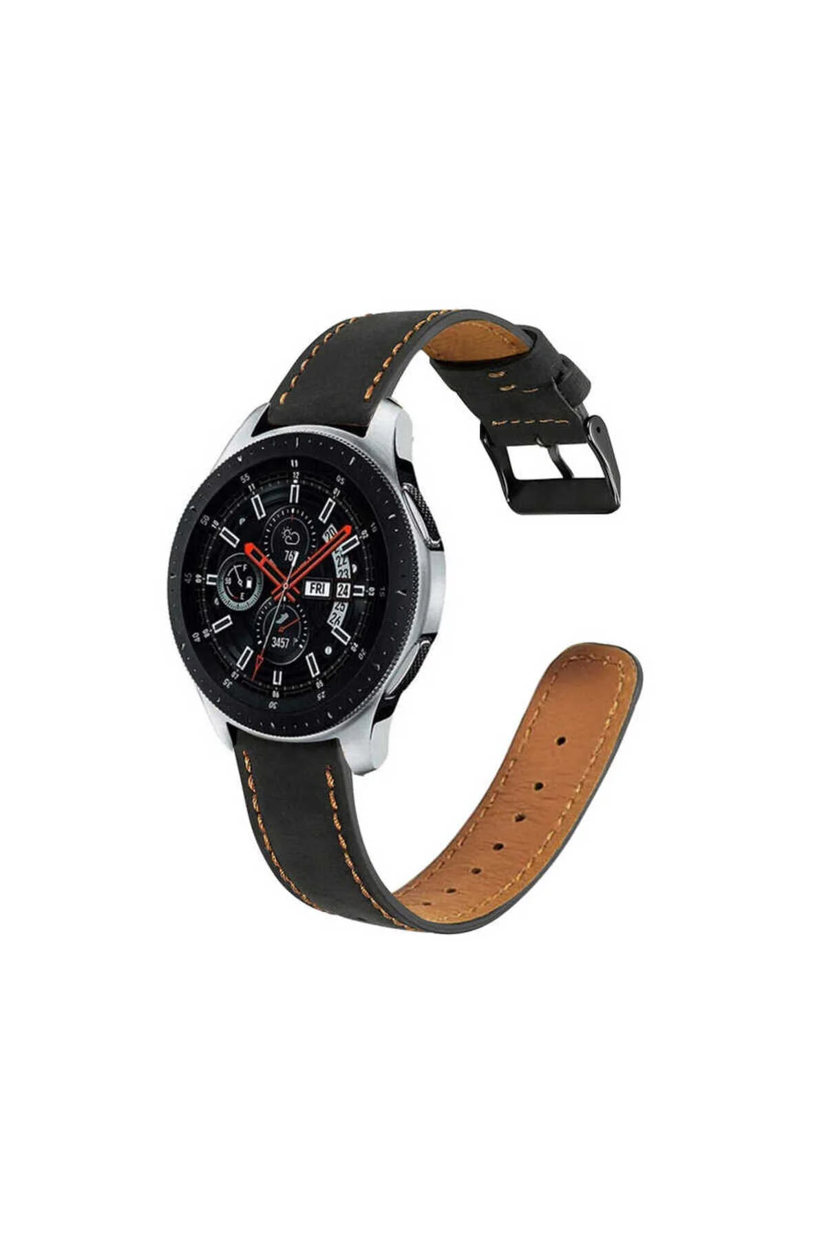 Amazfit Pace 22mm İçin Uyumlu Deri Kayış Kordon