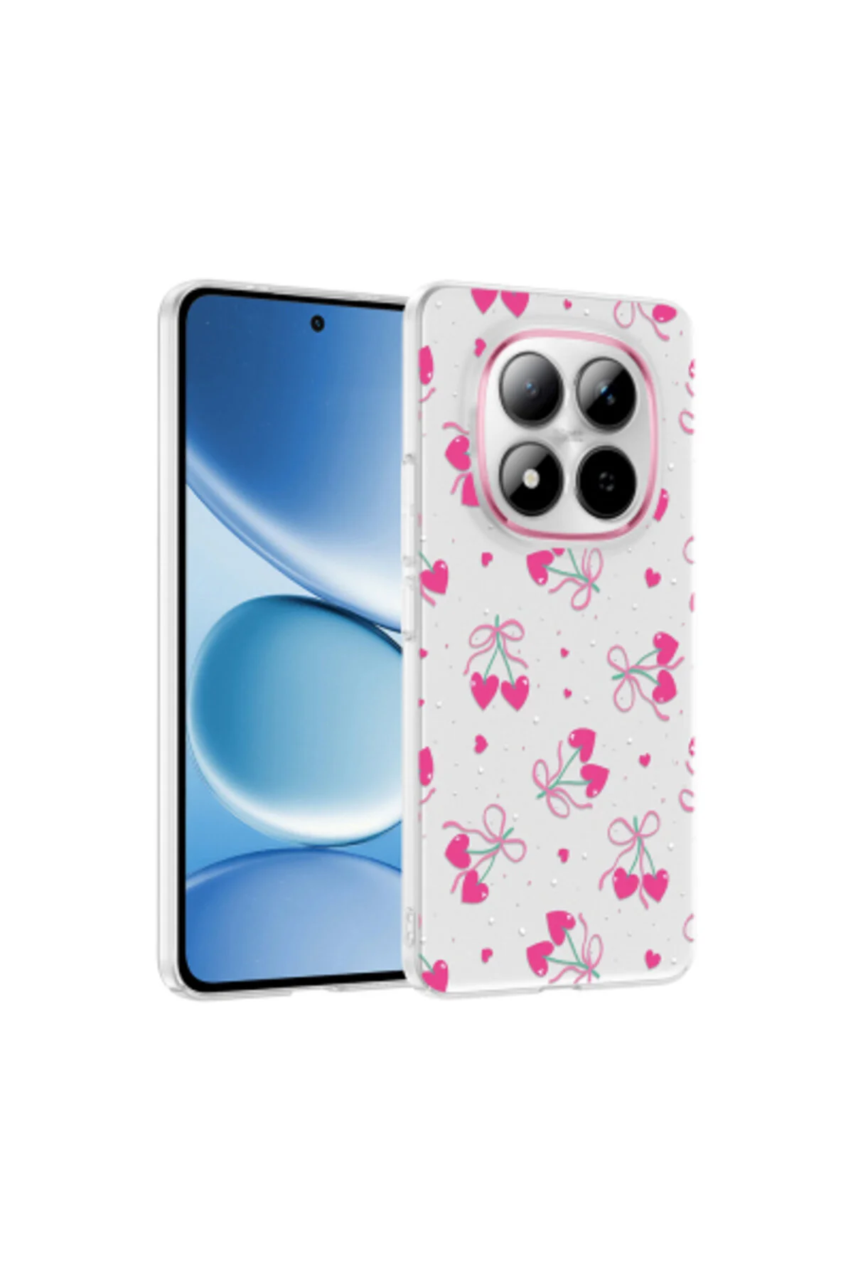 Redmi Note 15 Pro 4G Uyumlu Desenli Şeffaf Kılıf Kamera Korumalı İnce Kapak