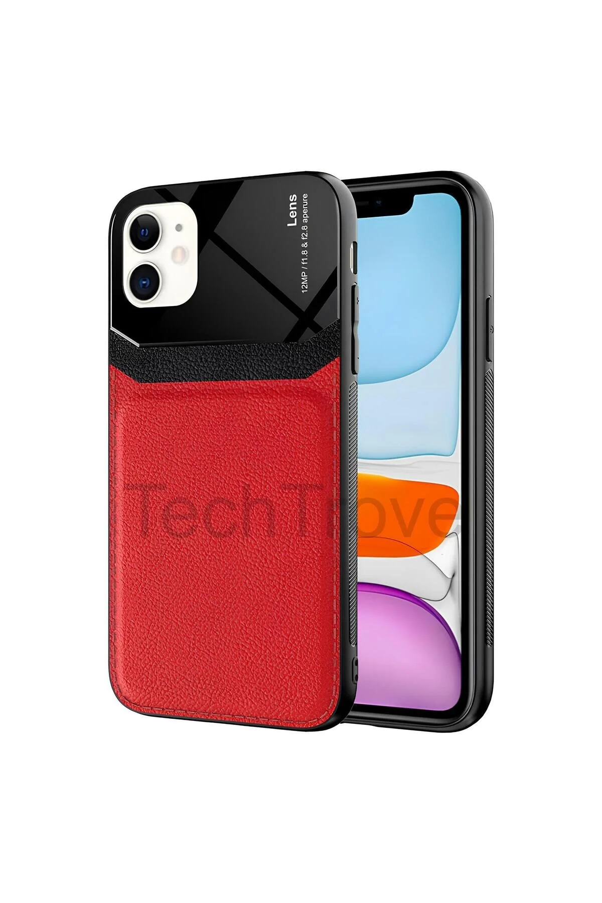 Apple iPhone 11 Kılıf Derili Dizayn Yeni Tasarım Soft Elde Kaymayan Kılıf
