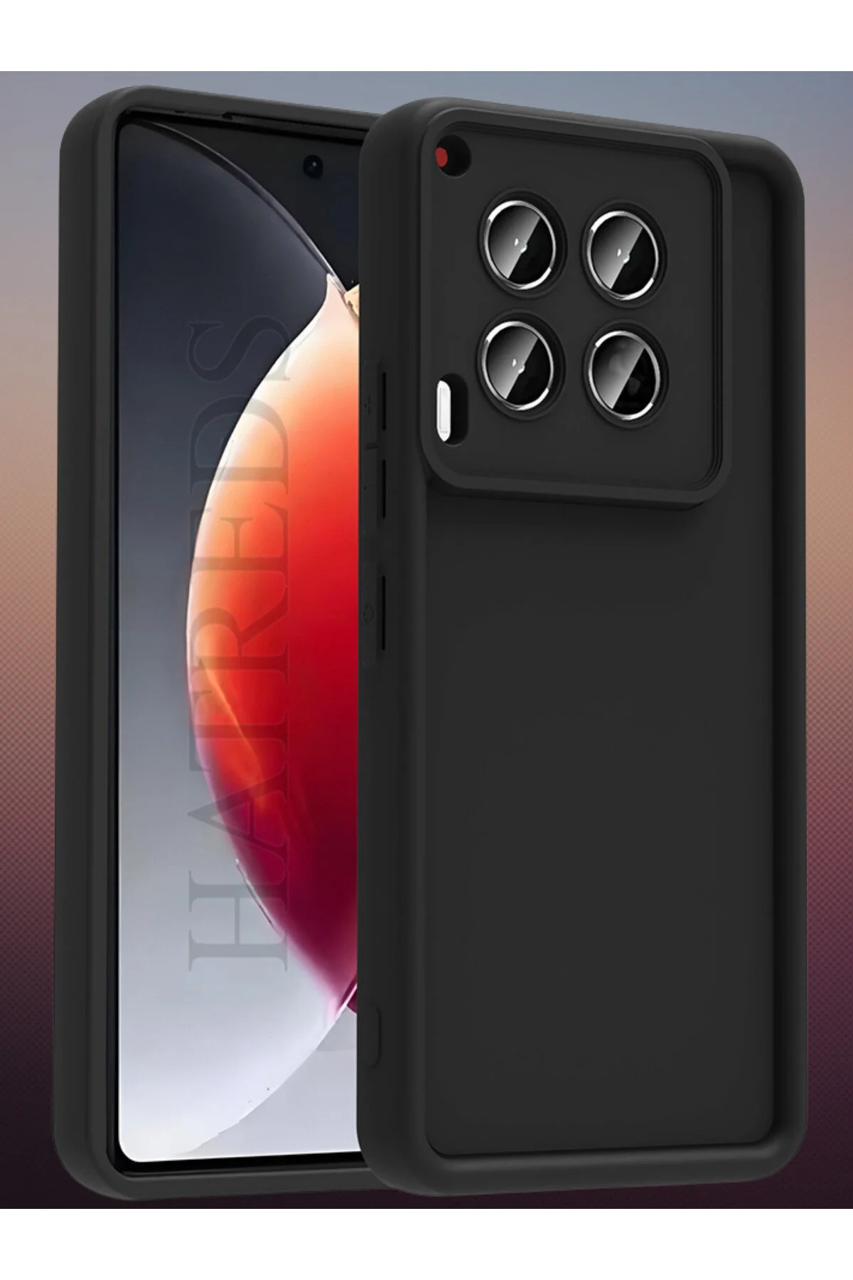 Tecno Camon 30 Kılıf Kamera Korumalı Kenar Çıkıntılı Soft Renkli Silikon Kapak - Siyah