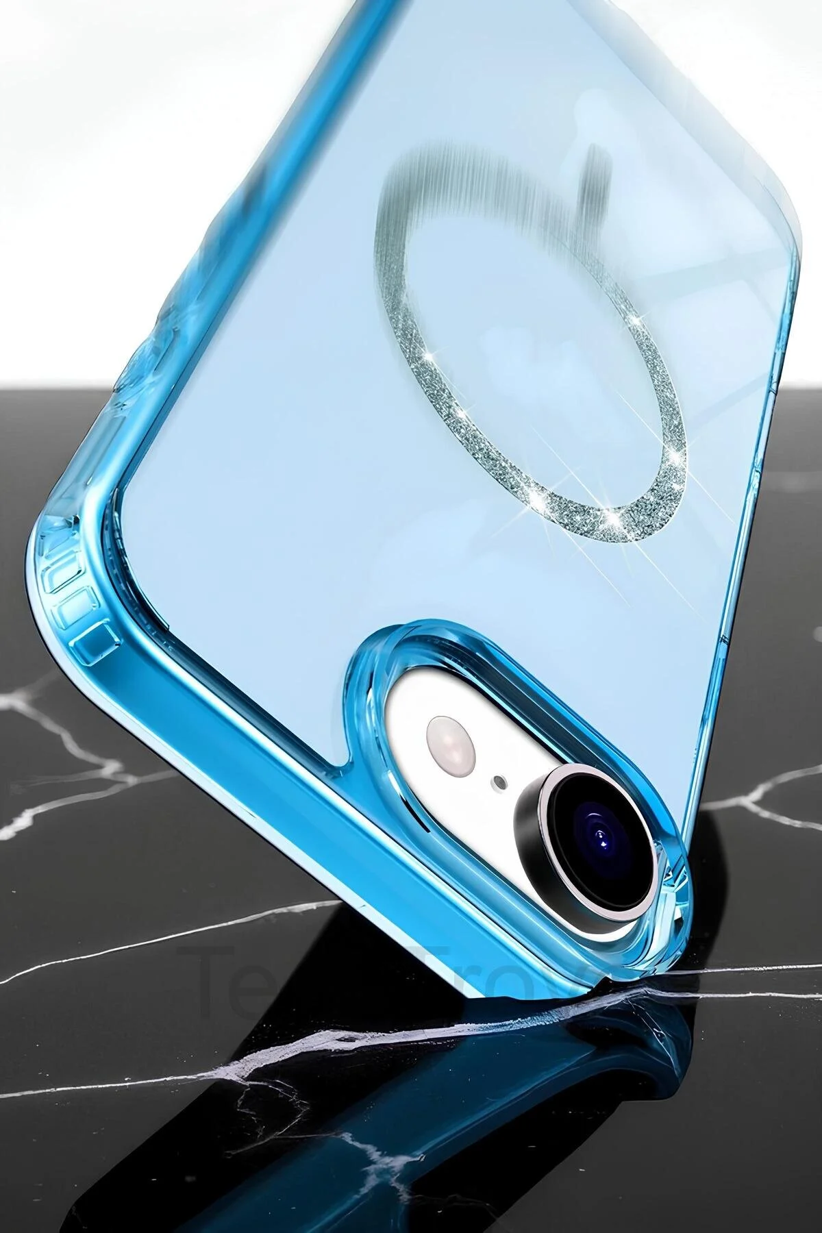 iPhone 16 Pro Kılıf Magsafe Özellikli Işıltılı Tasarımlı Ekstra Darbe Korumalı Kapak
