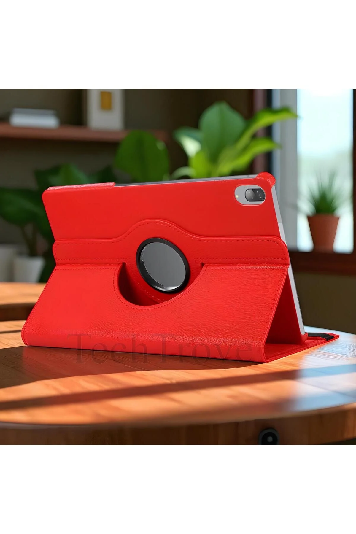 Lenovo P11 Pro Kılıf 360 Dönebilen Standlı Pu Deri Kılıf