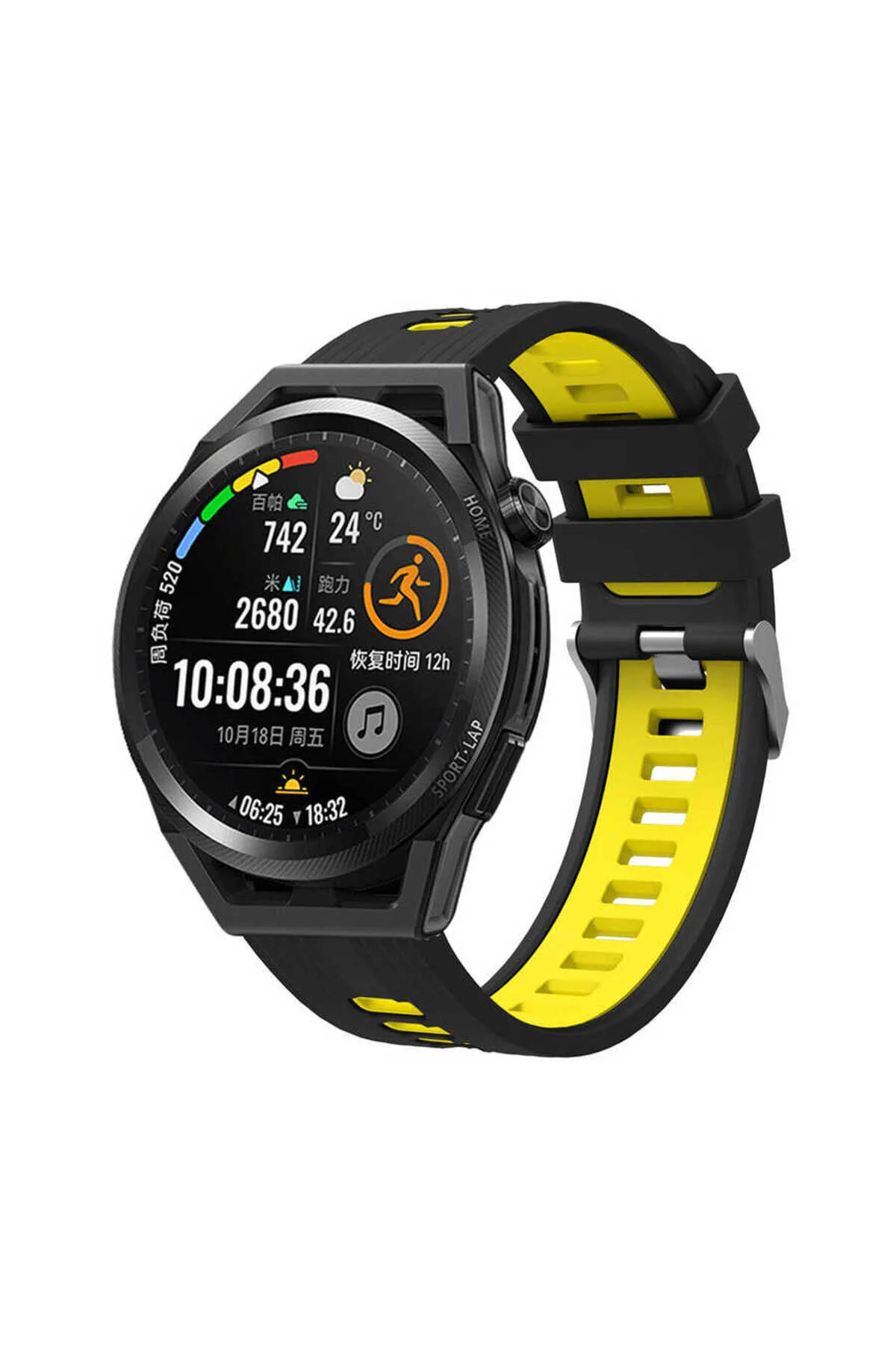 Huawei Honor Magic 2 46mm İçin Uyumlu Silikon Strap Kayış Kordon