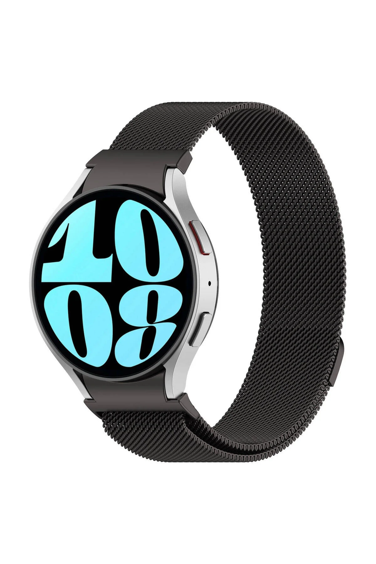 Galaxy Watch 6 40mm İçin Uyumlu Renkli Metal Hasır Kordon