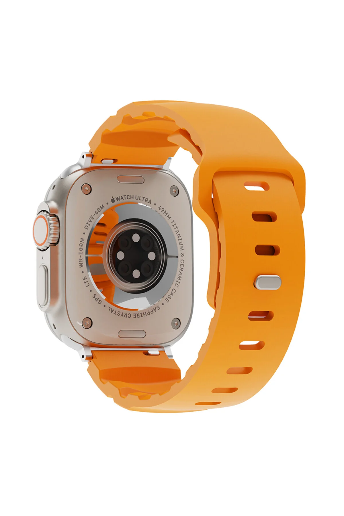 Watch 10 42mm İçin Uyumlu Renkli Silikon Kayış Kordon