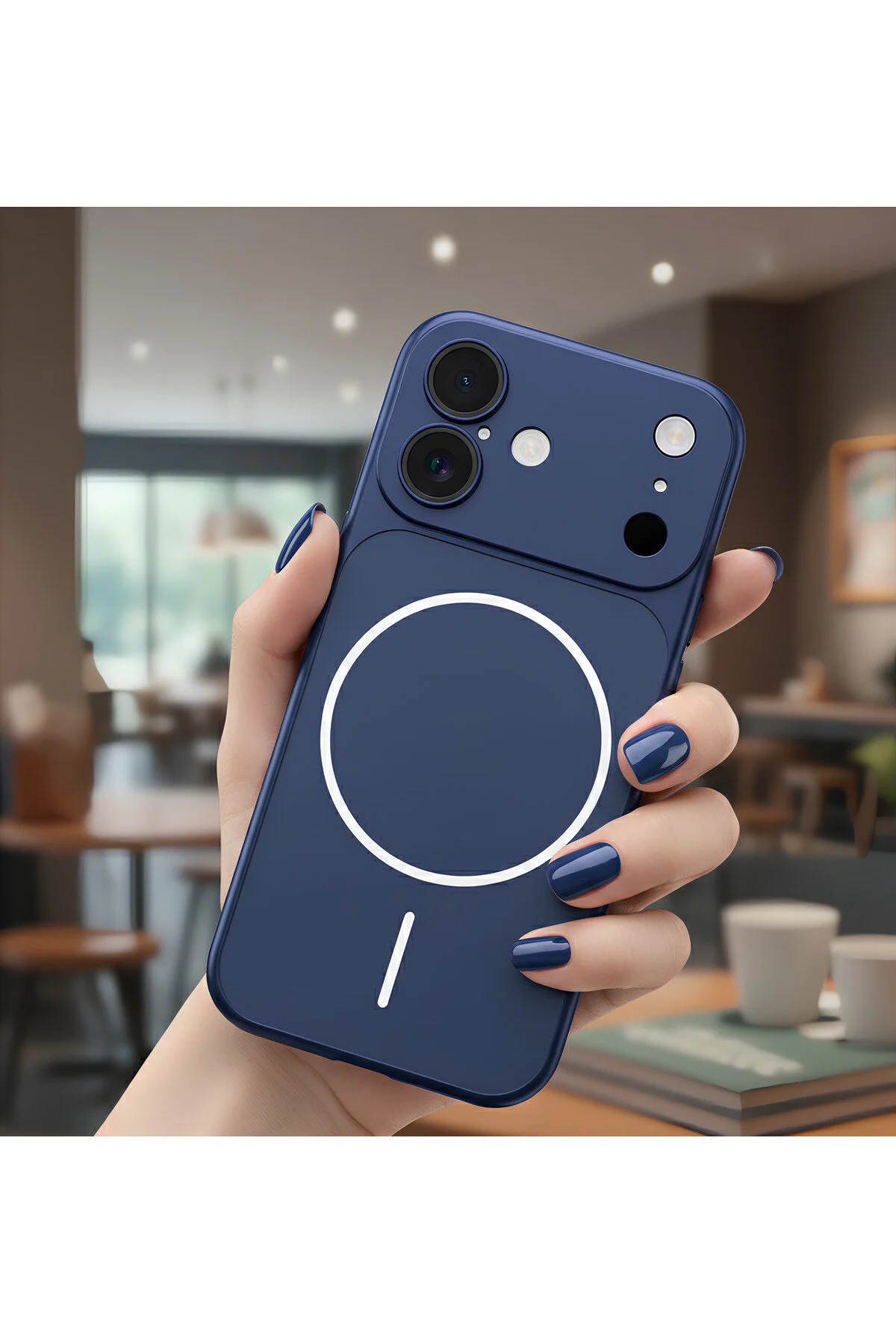 iPhone 17 Uyumlu 17 Pro Max Görünüme Çeviren Kamera Korumalı Magsafe Destekli Lüks Kılıf