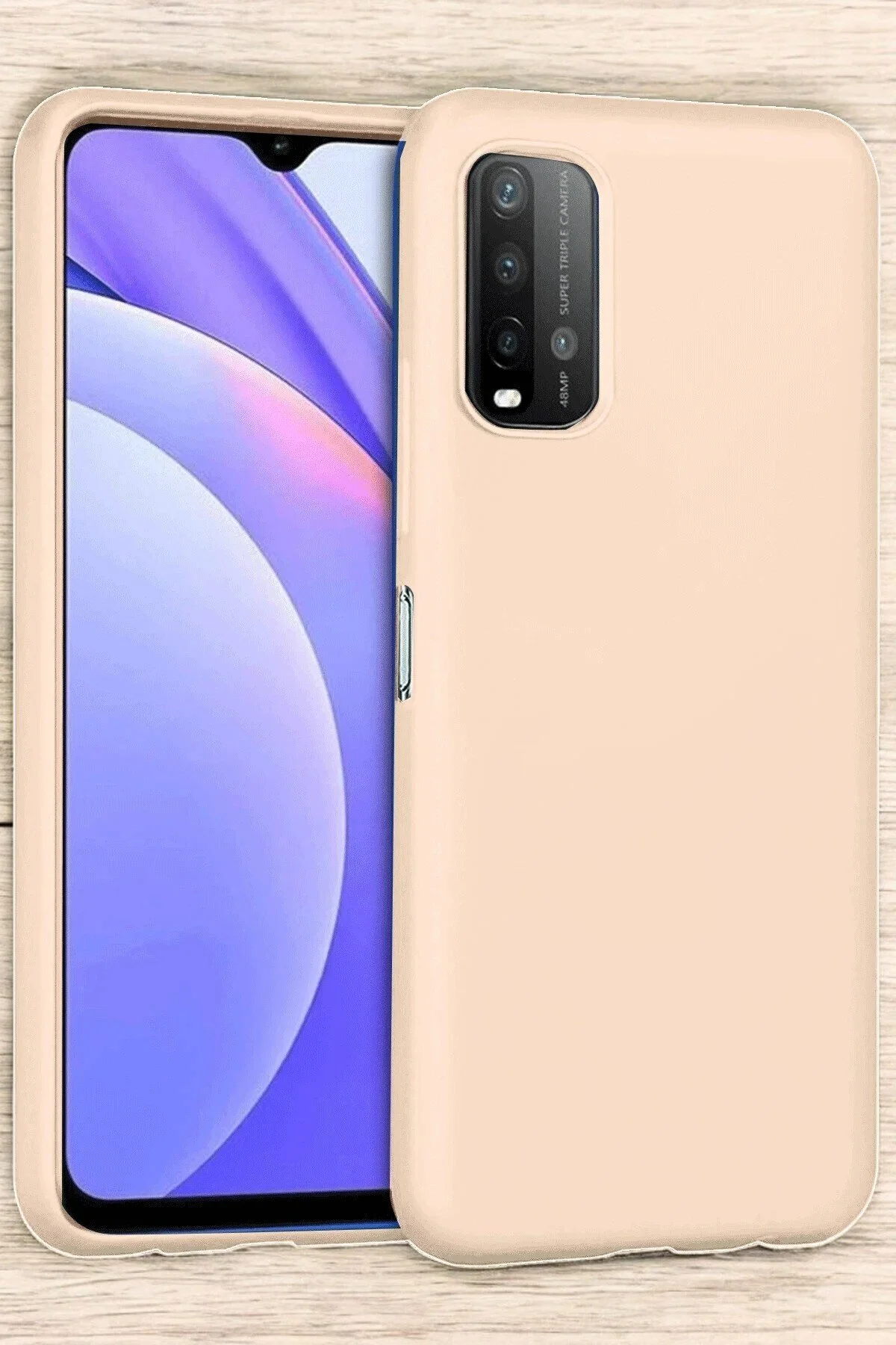 Xiaomi Redmi Note 9 4G Kılıf Içi Kadife Süet Tasarımlı Kamera Korumalı Silikon Lansman Kapak